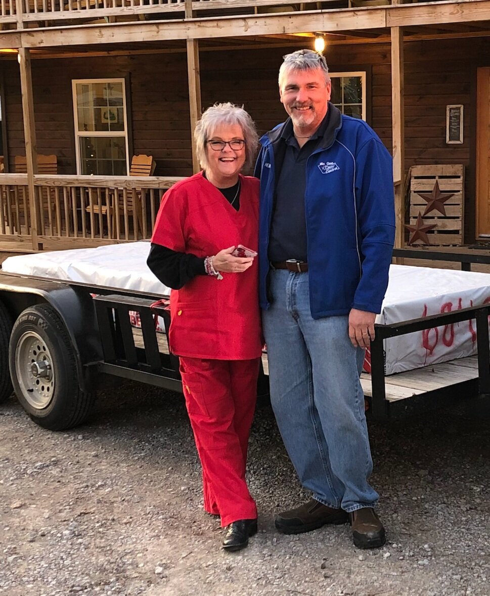  Henry works with a pest control company, but he is also the Chief of the Highland Fire Department in Hopkinsville. Linda has been&nbsp;helping people since 1983 as a nurse. Their heart to serve and love on people is so deeply ingrained in them that 