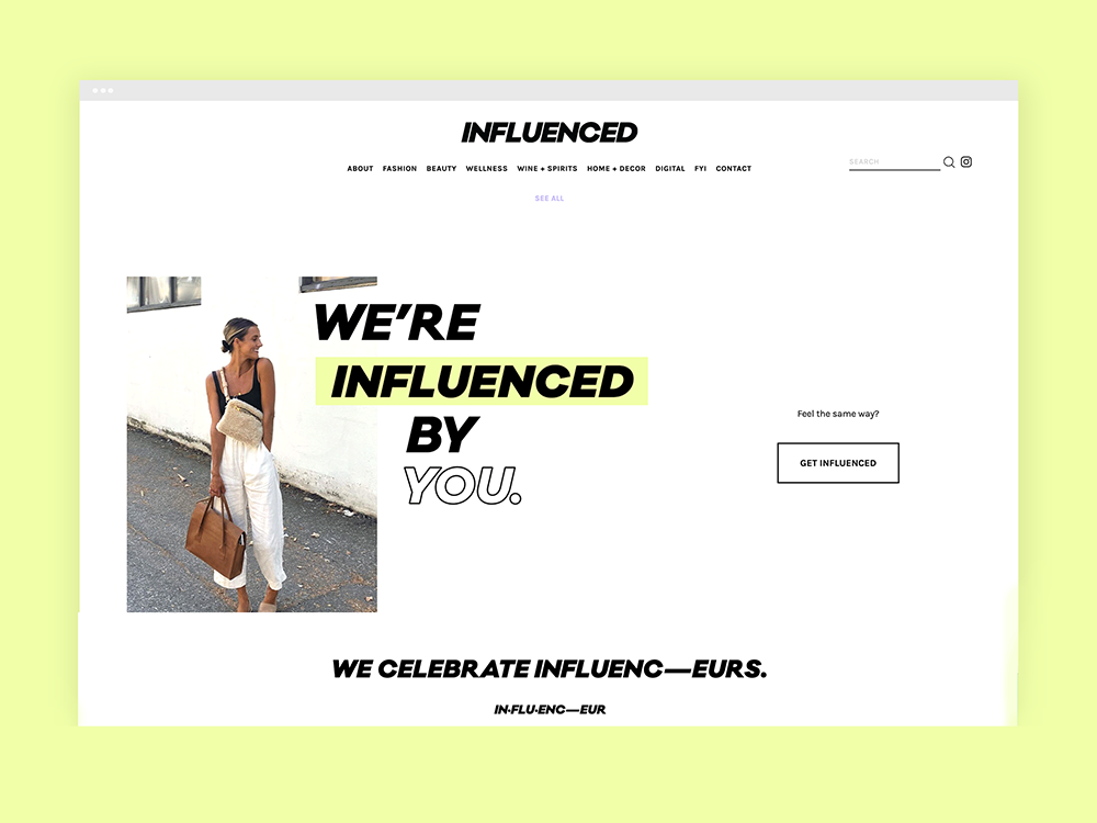 Influenced by Booje Media.