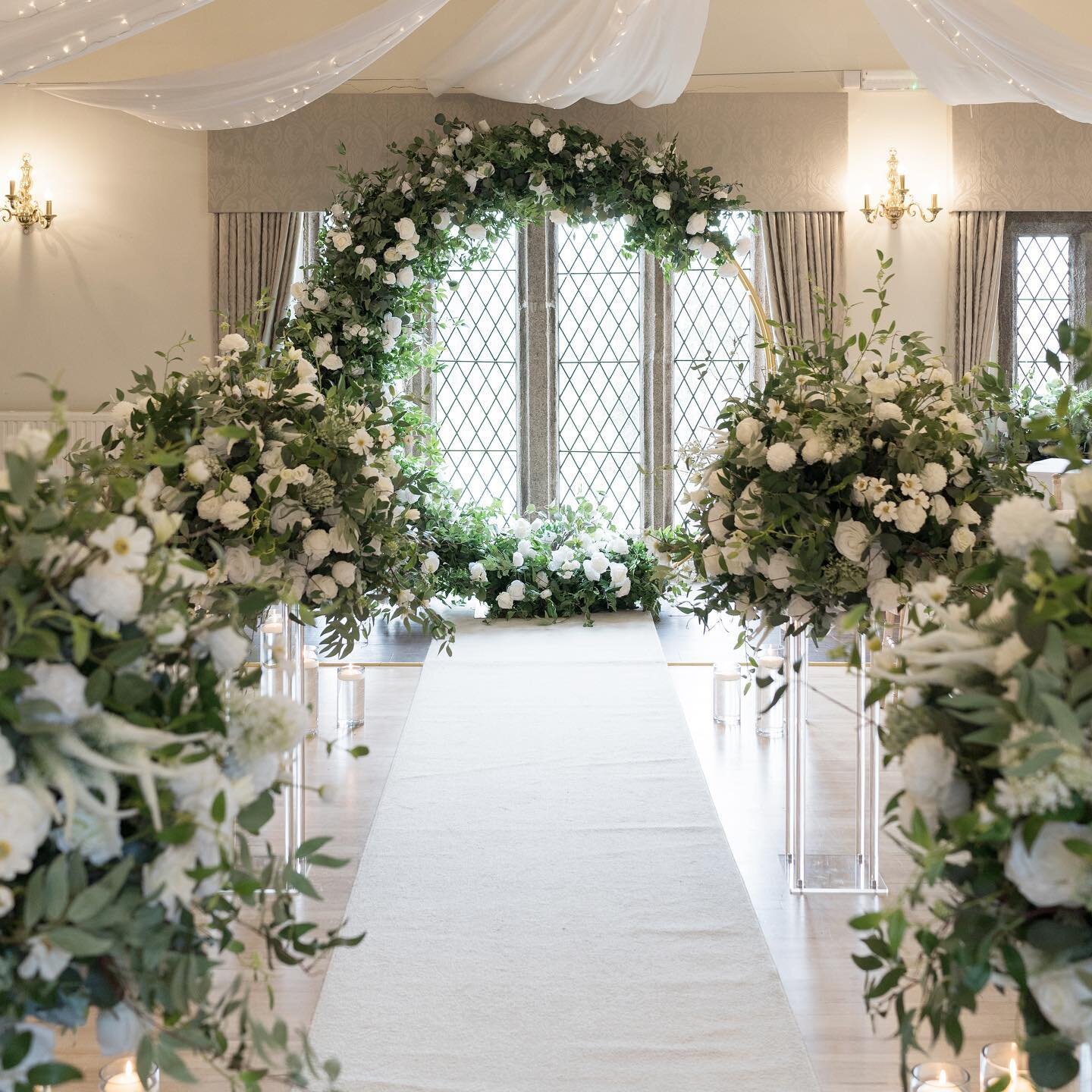 The Ceremony 

A beautiful ceremony set up at @boringdonhall to showcase the indoor ceremony space available at this beautiful venue. 

We were thrilled to be invited by the team at Boringdon to dress this area for a recent marketing shoot. 

This ov