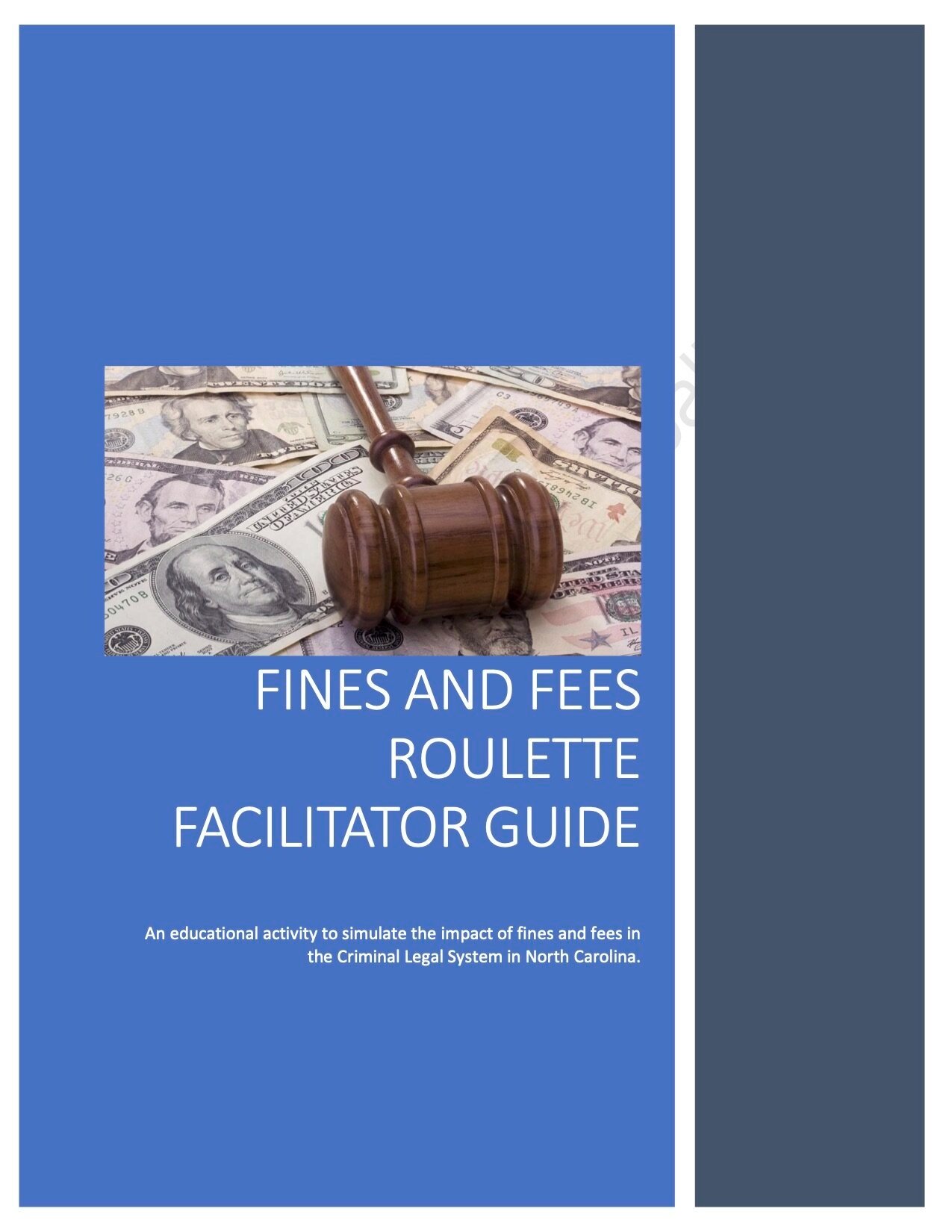 Fines and Fees Roulette Facilitator Guide