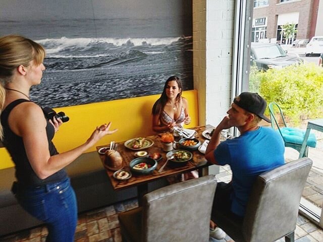 Here&rsquo;s a little #bts from our shoot with @estherskitchenlv helping to show #LasVegas what the path to re-opening safely looks like.
.
.
.
.
#covid #covidlasvegas #eaterlv #reopeningsafely #socialdistance #lasvegasstrong #dtlv #estherskitchen #g