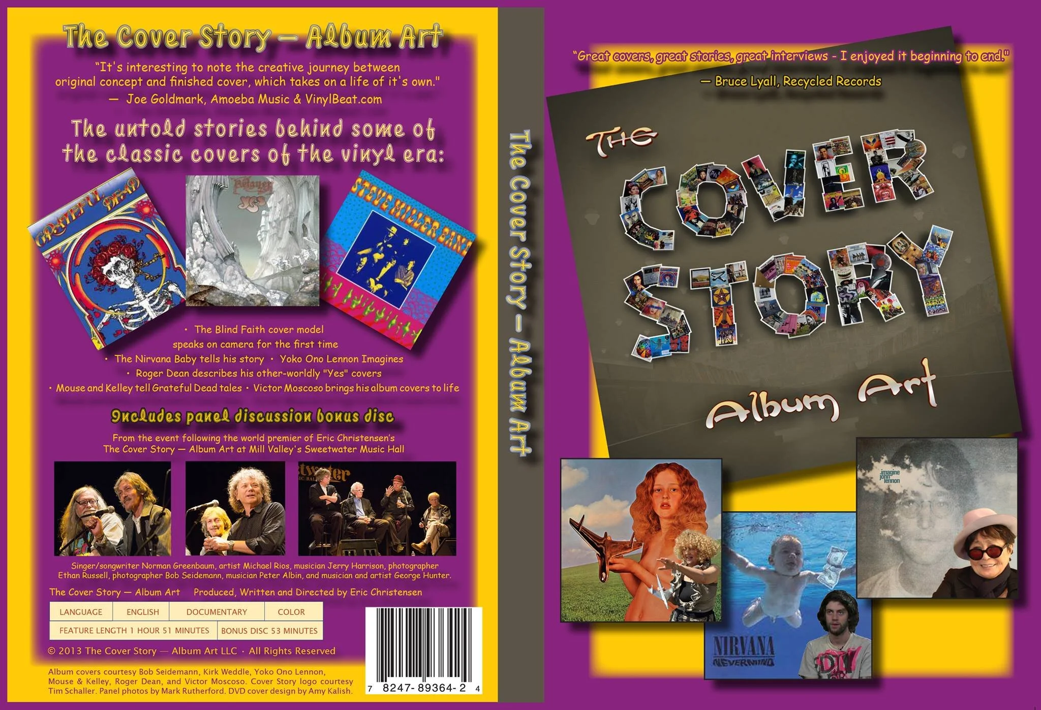 Film feature "The Cover Story - Album Art" with Peter Albin