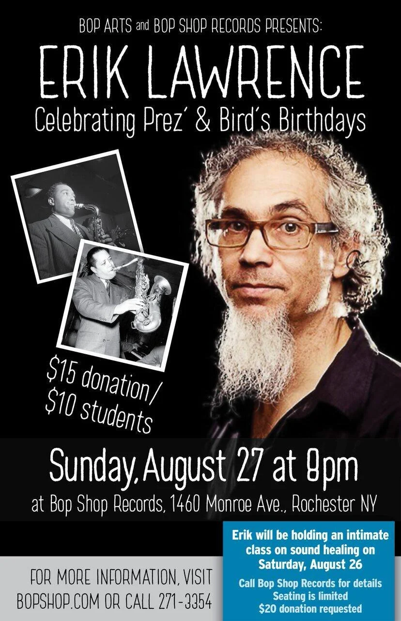 Erik Lawrence - solo sax &amp; flute