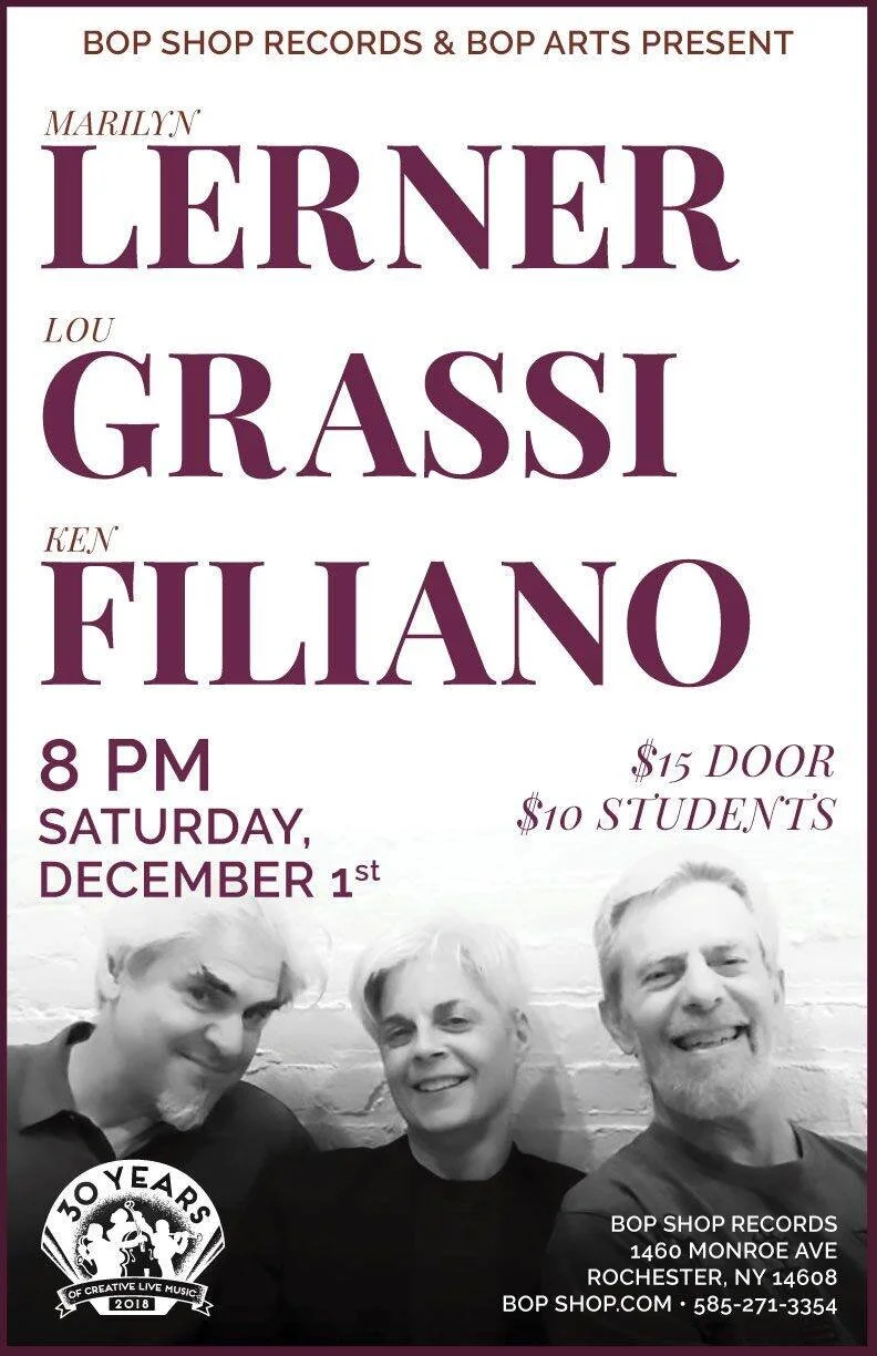 Marilyn Lerner, Ken Filiano and Lou Grassi