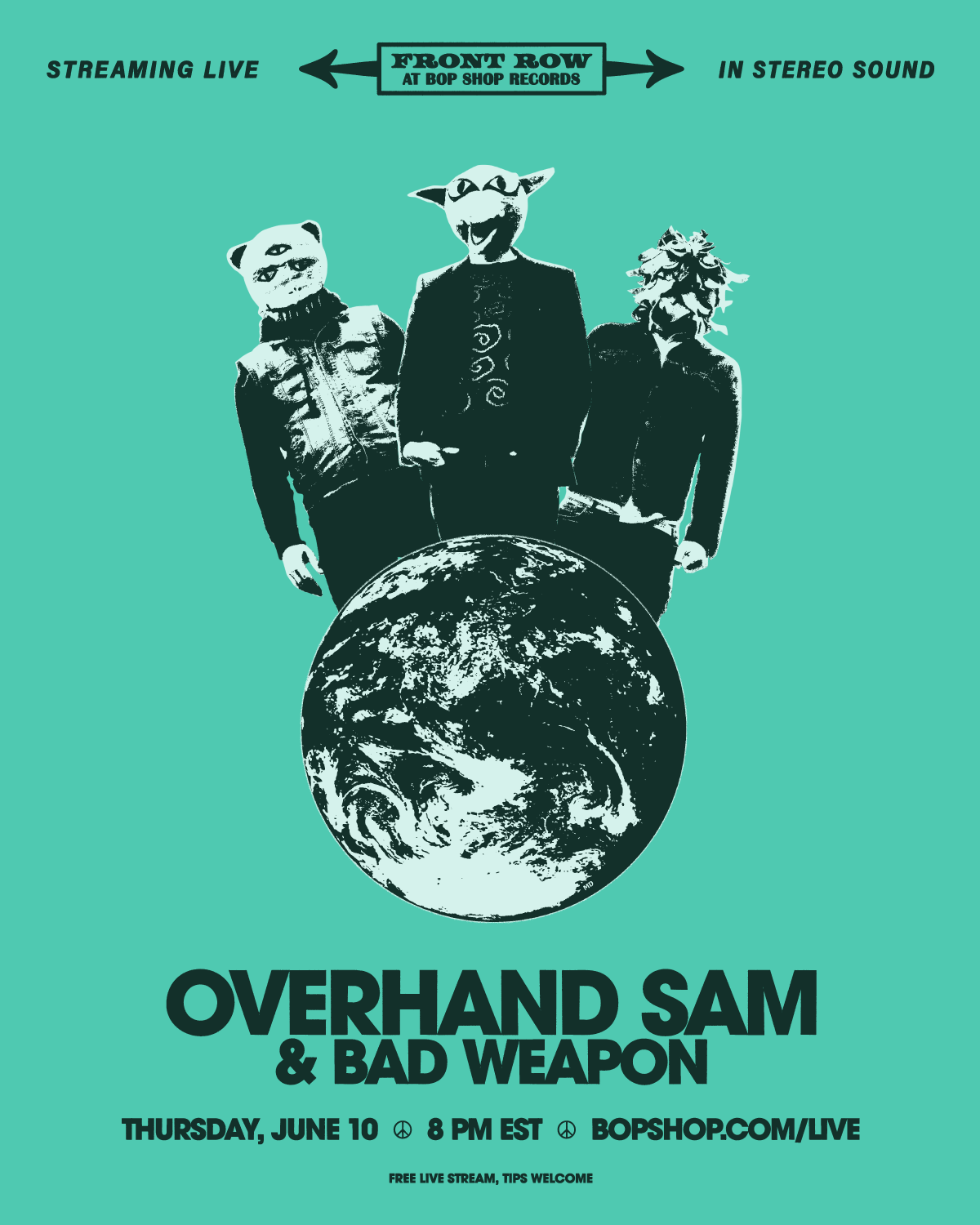 Overhand Sam and Bad Weapon — Bop Shop Records