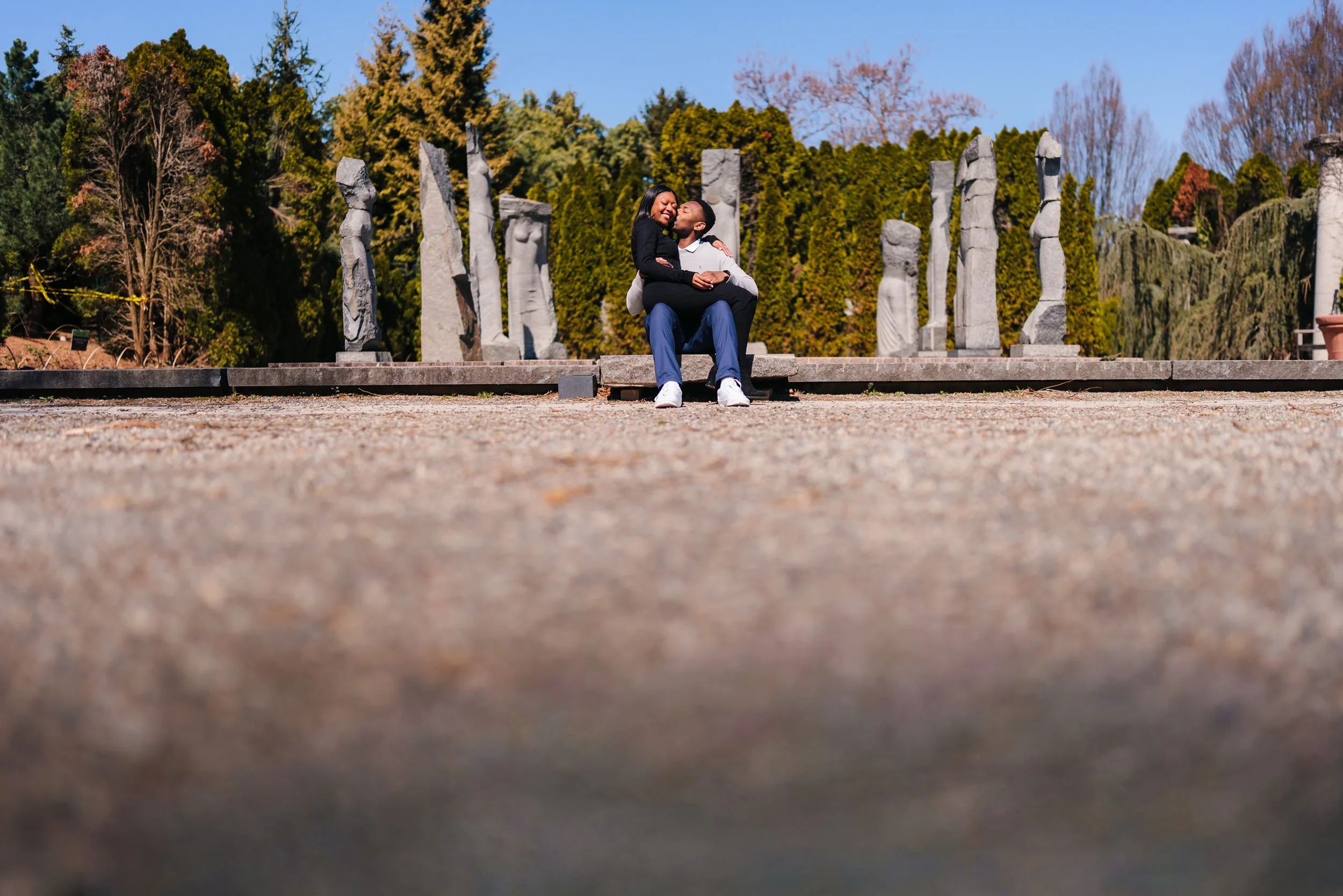 Engagement Photos at Grounds for Sculpture