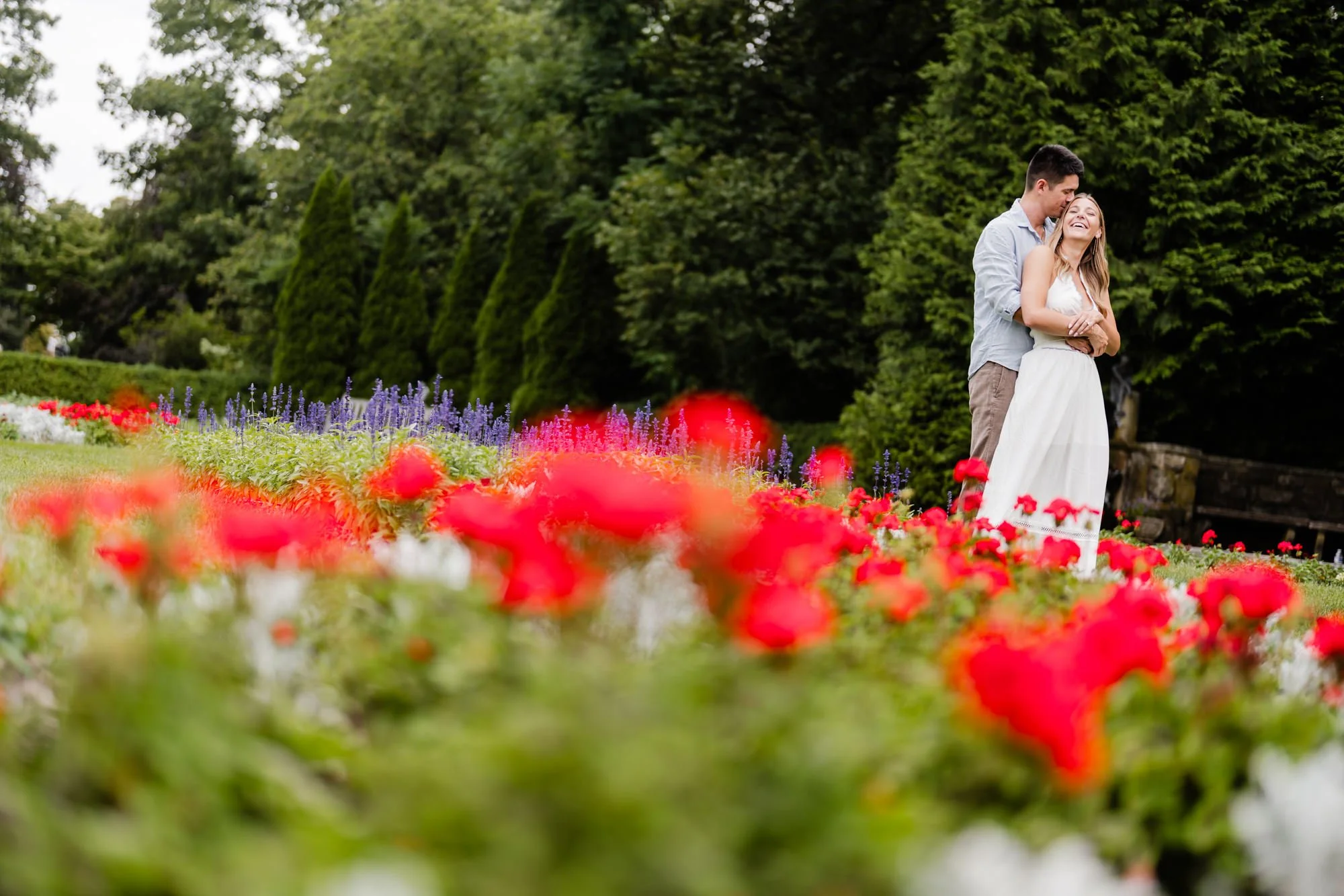 NJ Botanical Gardens Surprise Proposal | Ryan and Julia