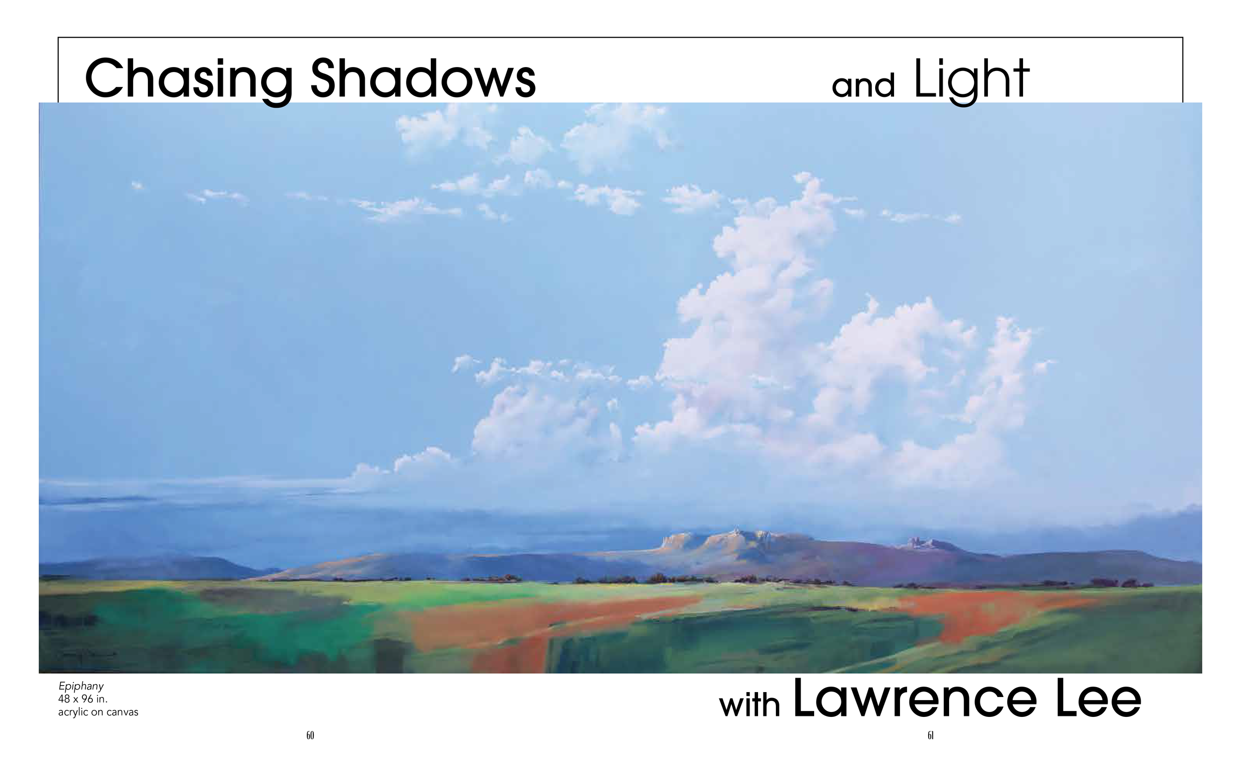 opening two pages of Lawrence Lee article in SEE edition one
