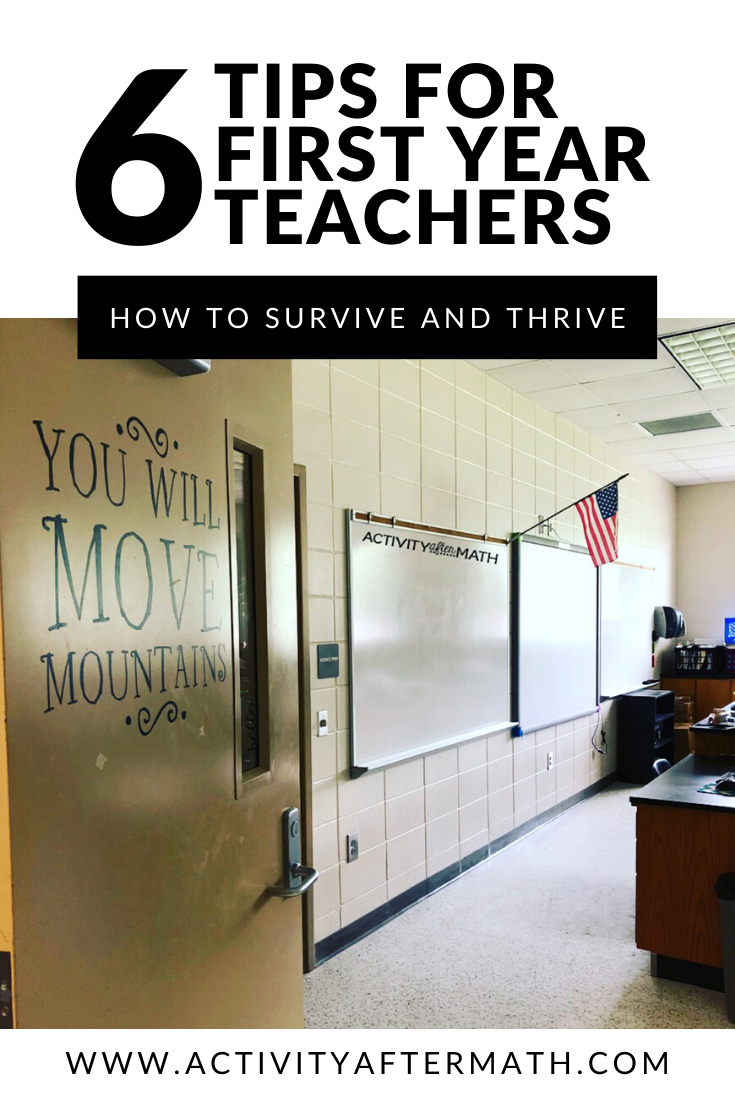 Six Tips for First Year Teachers