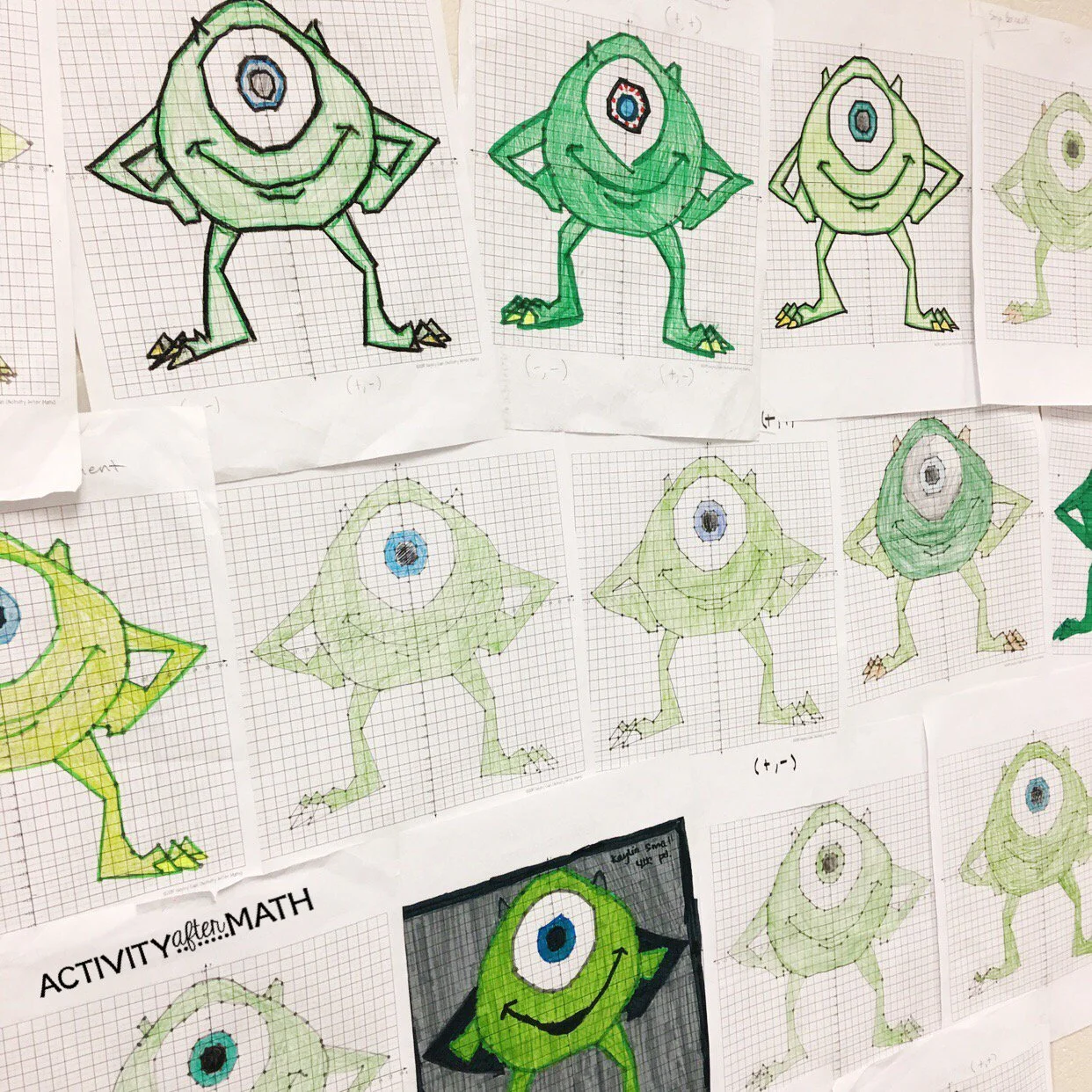 MonsterCoordinateGraphingCollage.JPG
