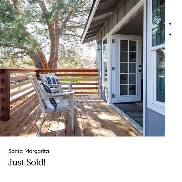 ✨Sold!🗝
.
This was a special one 😊
.
.
.
Thanks to all who made it happen! 👏🏼ProfessionalHomeInspections @loansbycarley and many more!
.
#realestatebyrach #homeiswheretheheartis #sanluisobisporealtor #homebuyer #compassagents