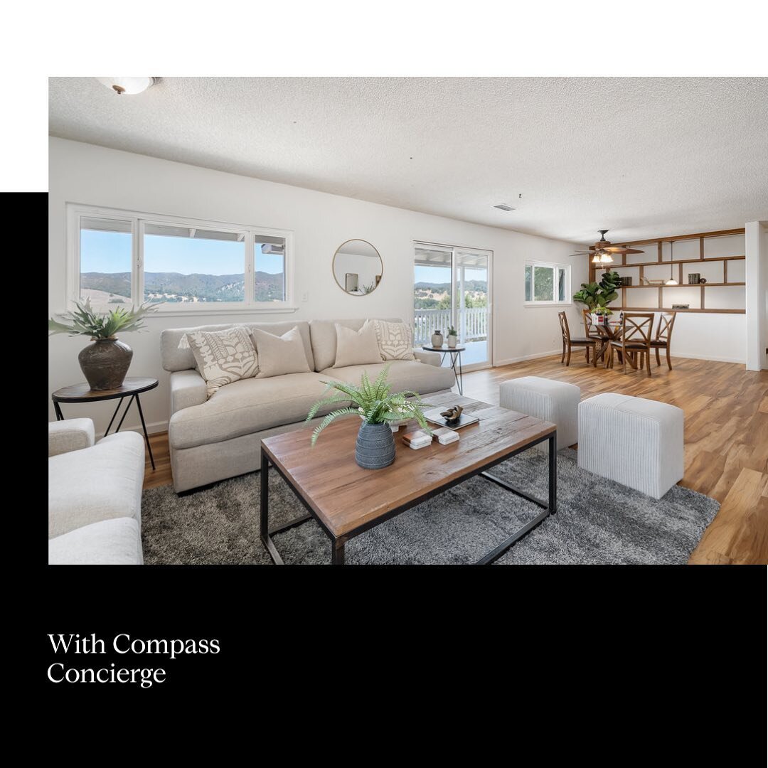 &mdash;&gt;Swipe to see transformation✨🛠

New roof, flooring, paint, cleaning and staging made this property shine again. 

#compassconcierge #beforeandafter #compasscalifornia @compasscalifornia