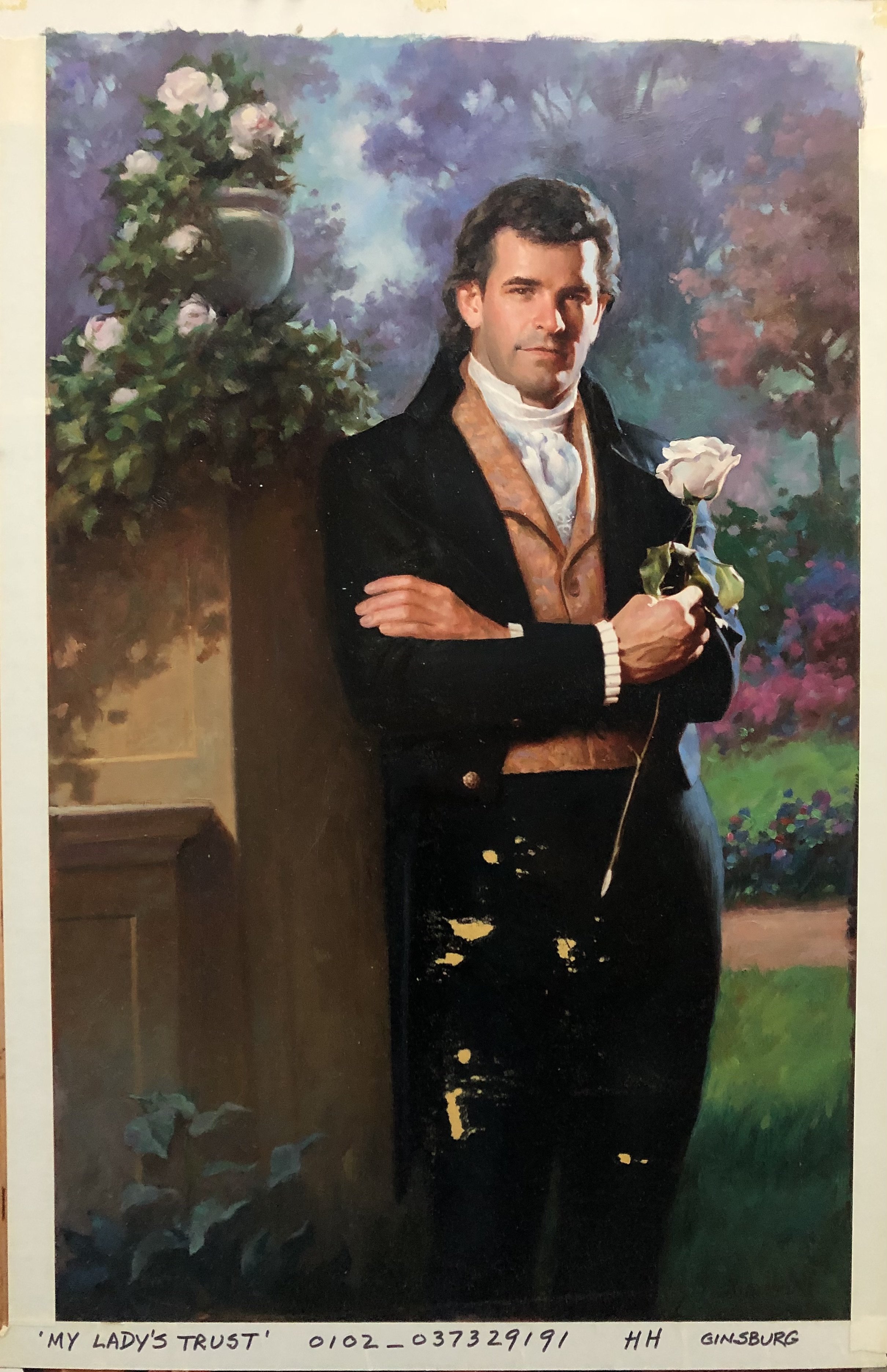 My Lady's Trust, $1k (Oil on photograph)