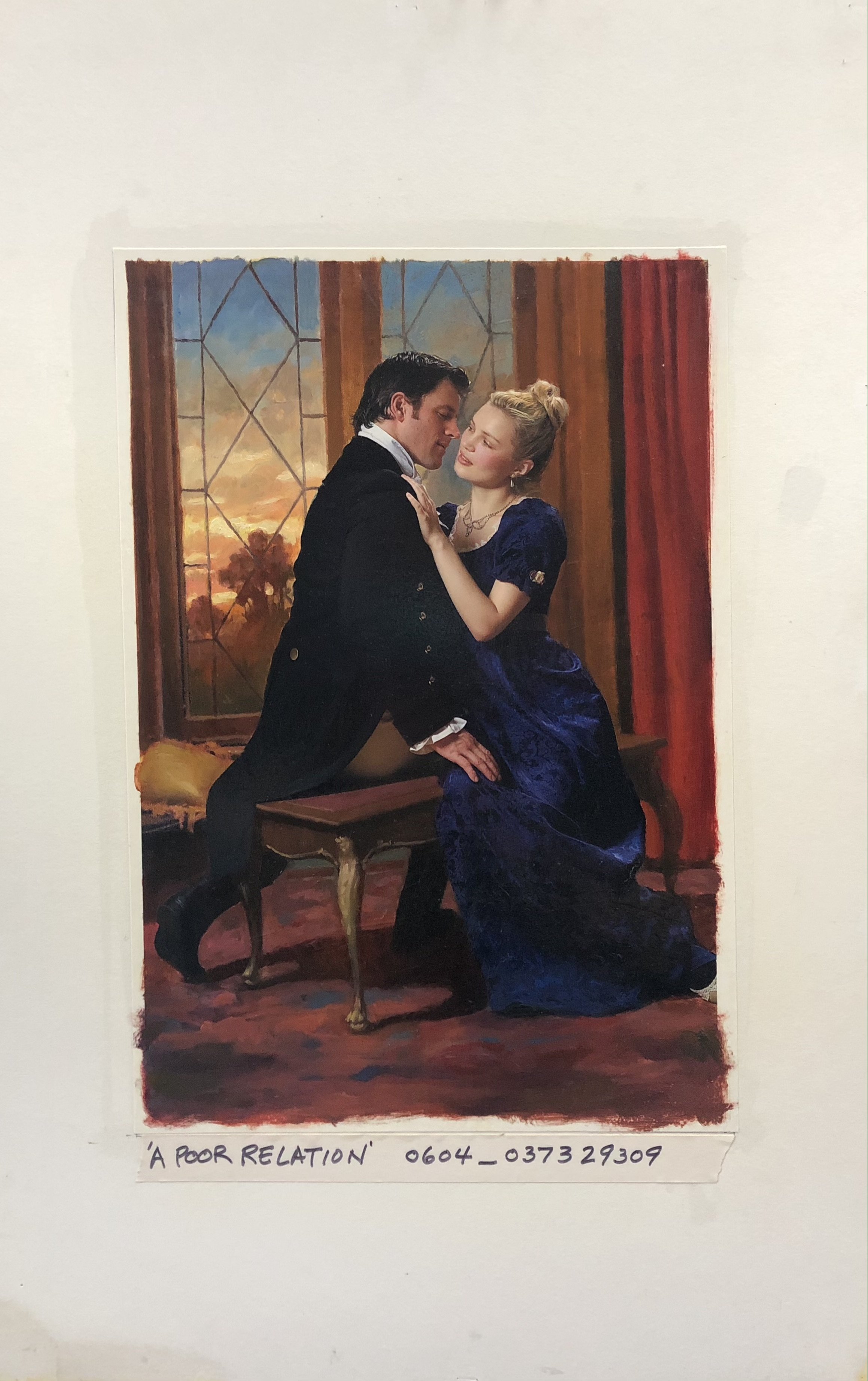 A Poor Relation, $1k (Oil on photograph)