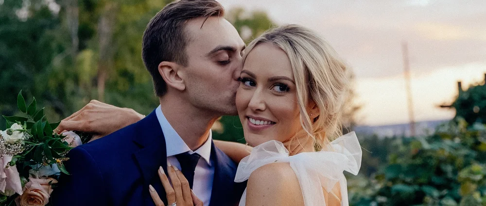 Wedding portrait at Beacon Hill filmed by Ferguson Films