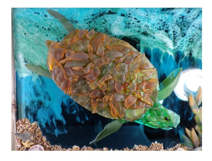 Pop-up Sea Glass Mosaic Class: 2 Sessions: 12-2 & 3-5!
