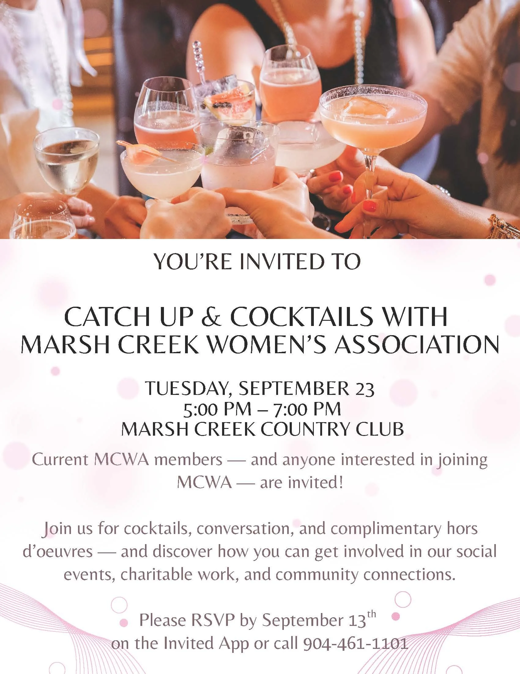 Catch Up & Cocktails with Marsh Creek Women’s Association