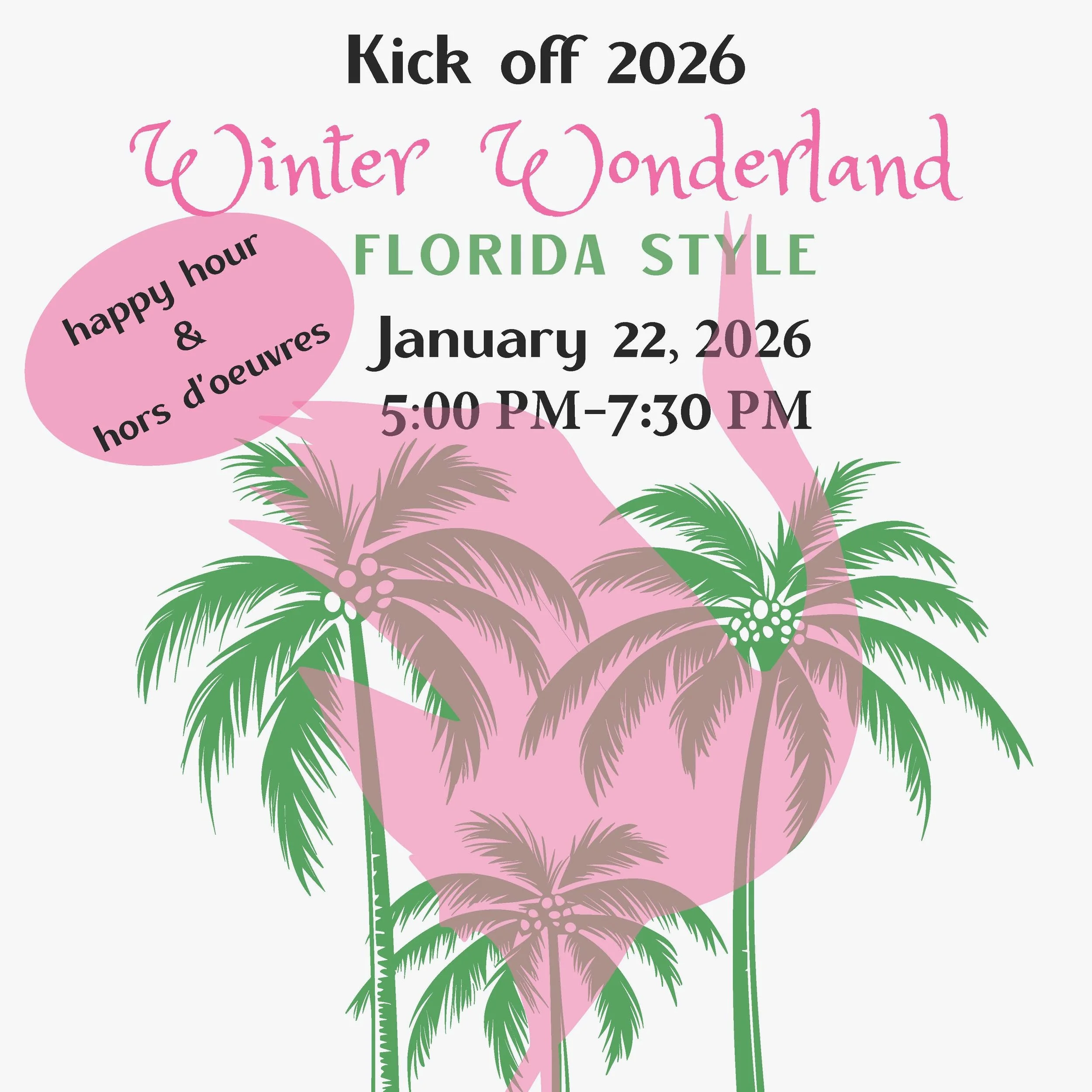 January 2026 Happy Hour at Tracy Gallagher's Home