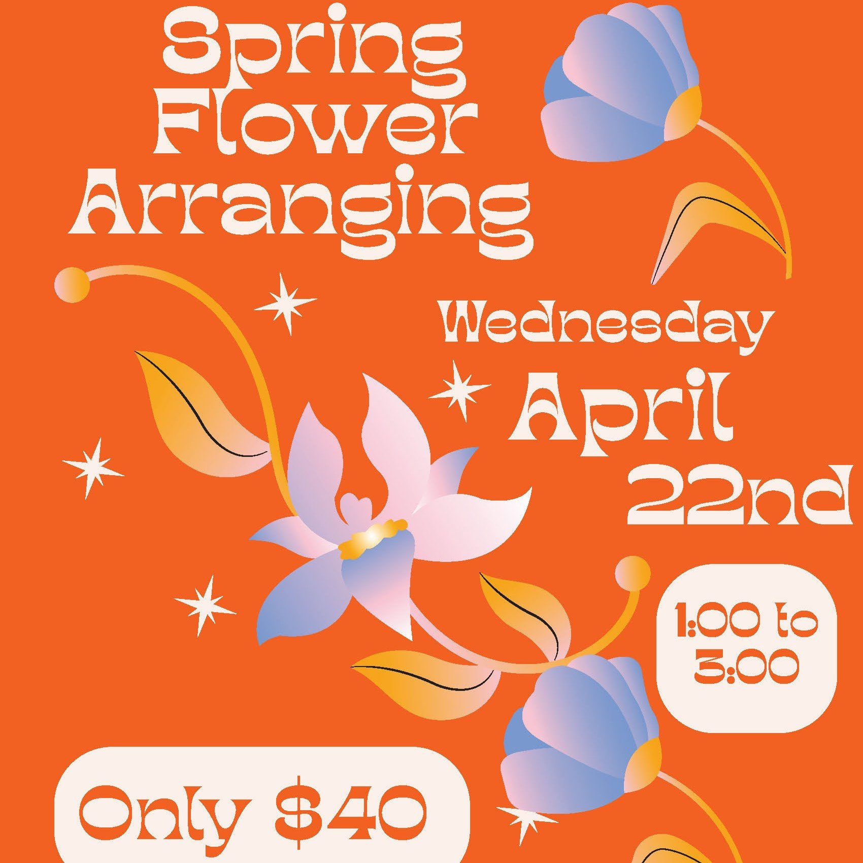 Spring Flower Arranging 