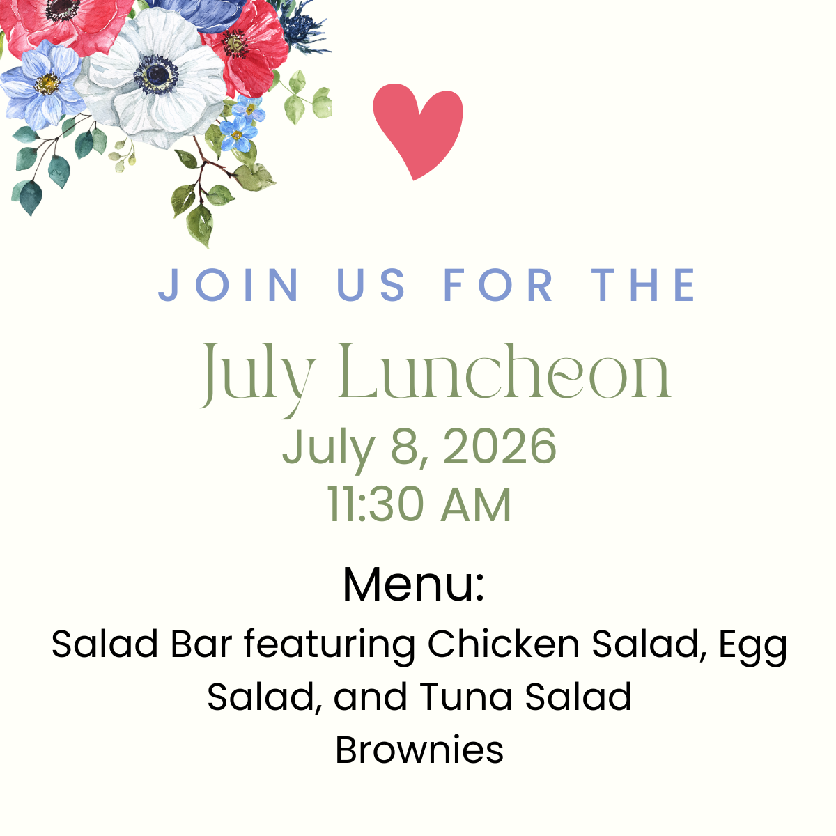 July Luncheon