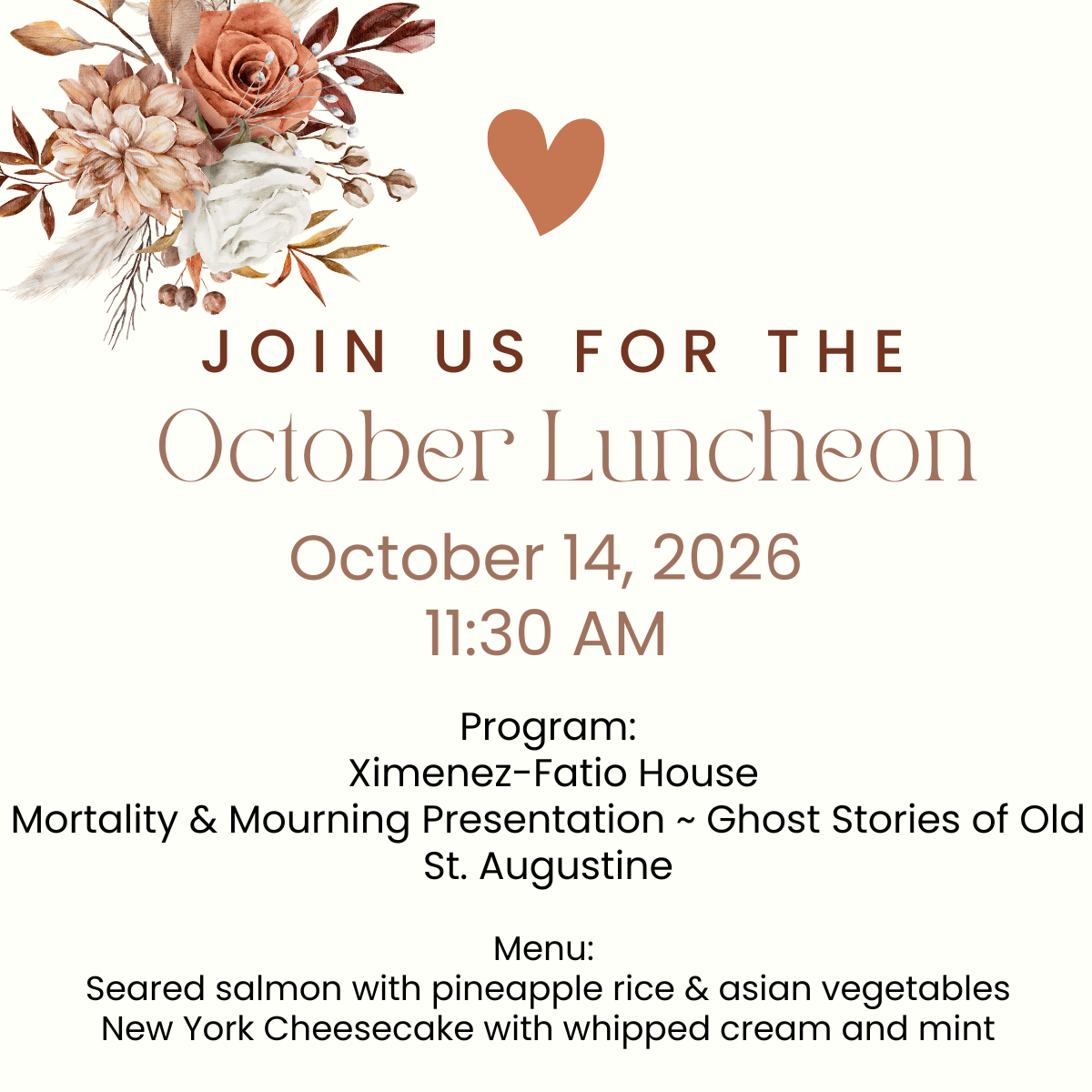October Luncheon