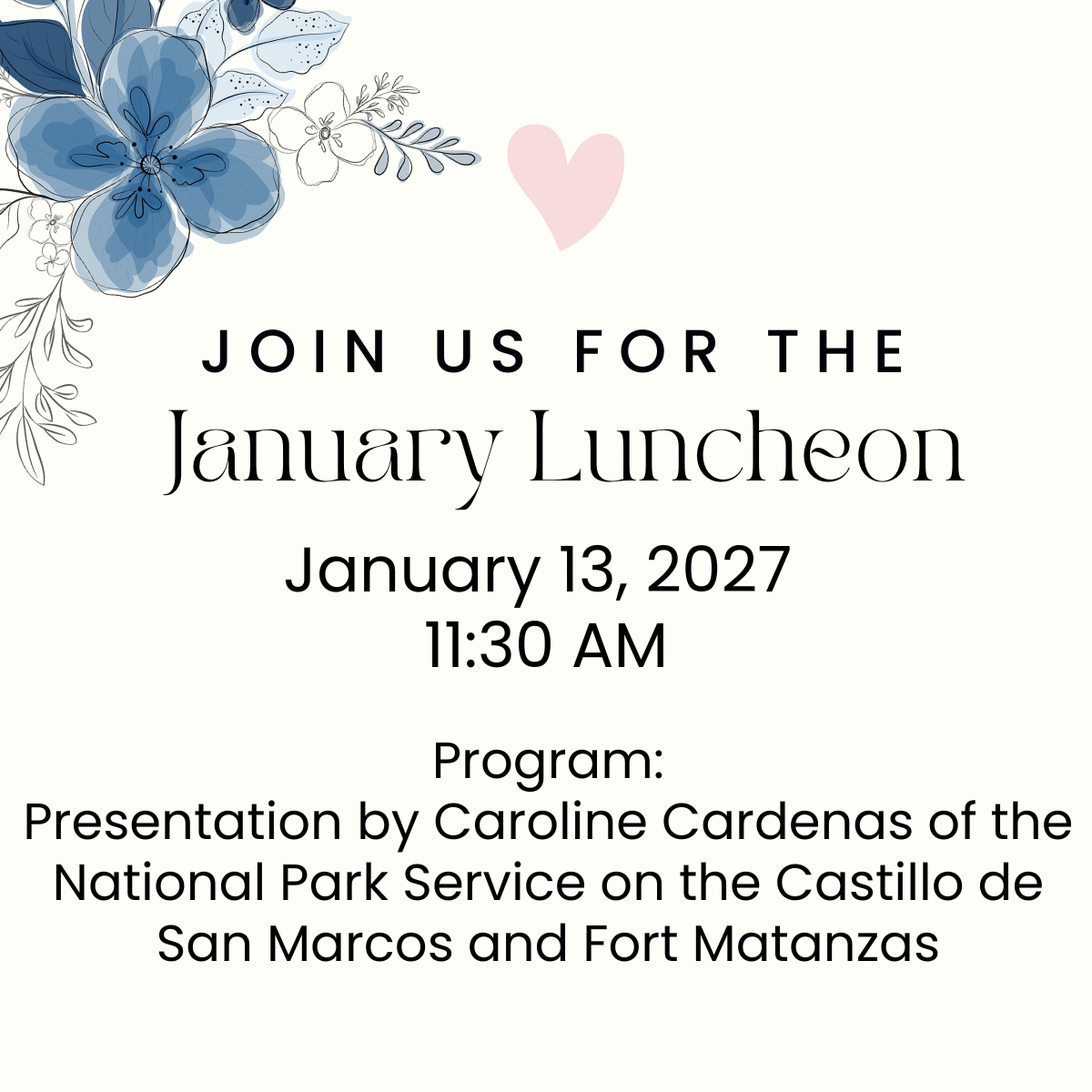 January Luncheon