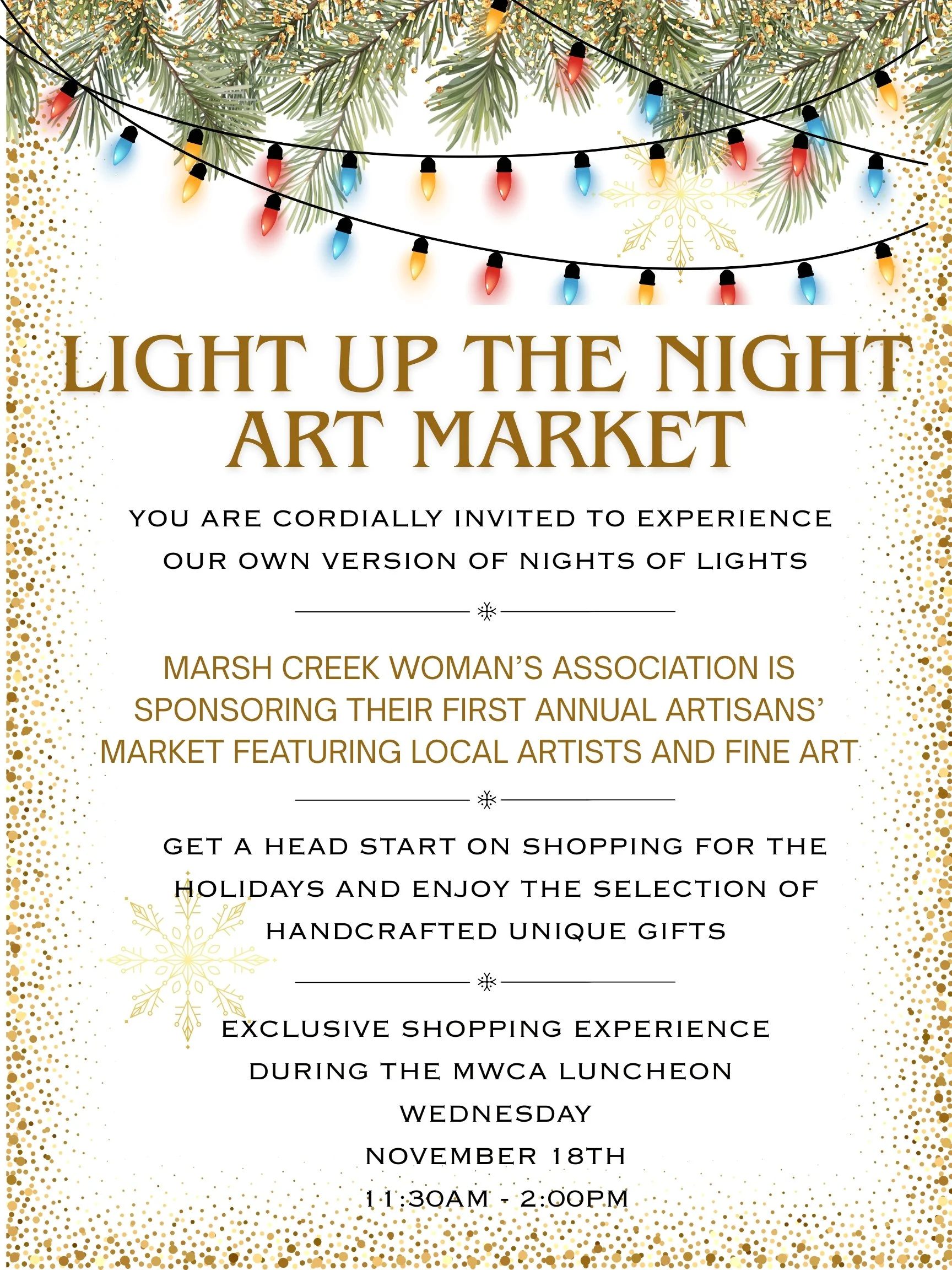2026 Light Up the Night Art Market Luncheon
