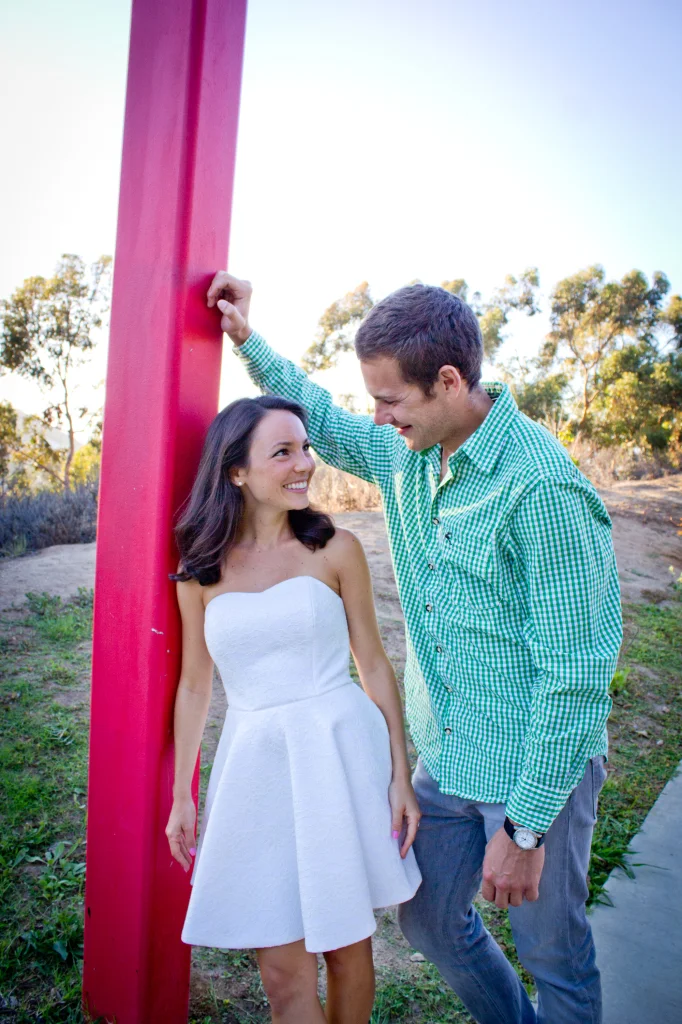 Engagement Photos Round 1 Love Wall Park Balloons Mr Mrs Adventure