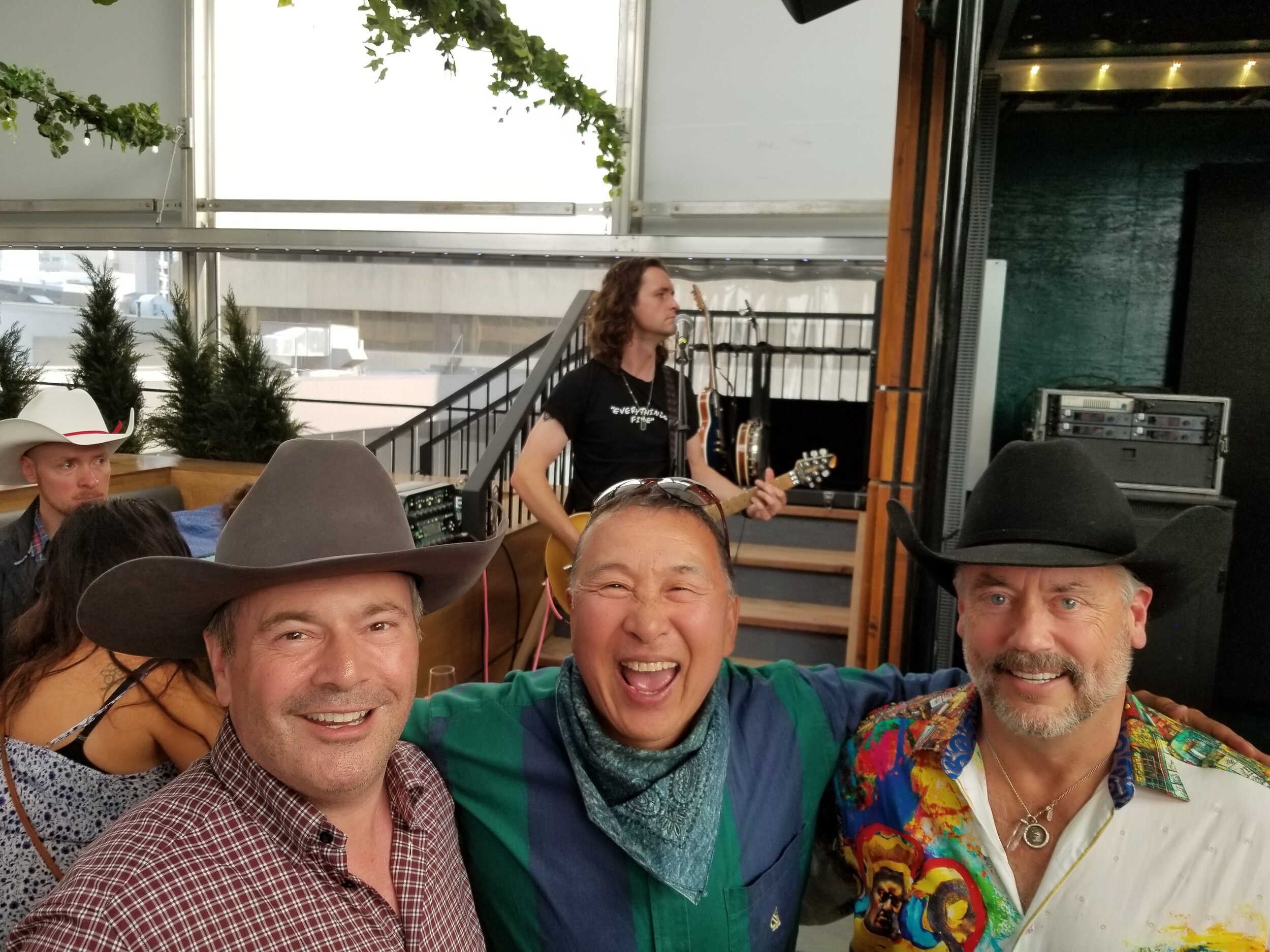 Founder Don Lowe with Alberta Premier Jason Kenney and Brett Wilson