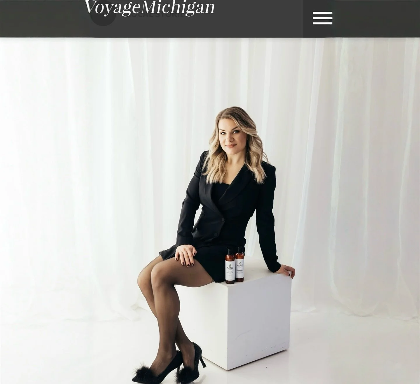 I’m excited to share that I was recently interviewed by Voyage Michigan Magazine to discuss my entrepreneurial journey—from building a career as an independent hair & makeup artist to launching my own clean beauty brand!
This feature
