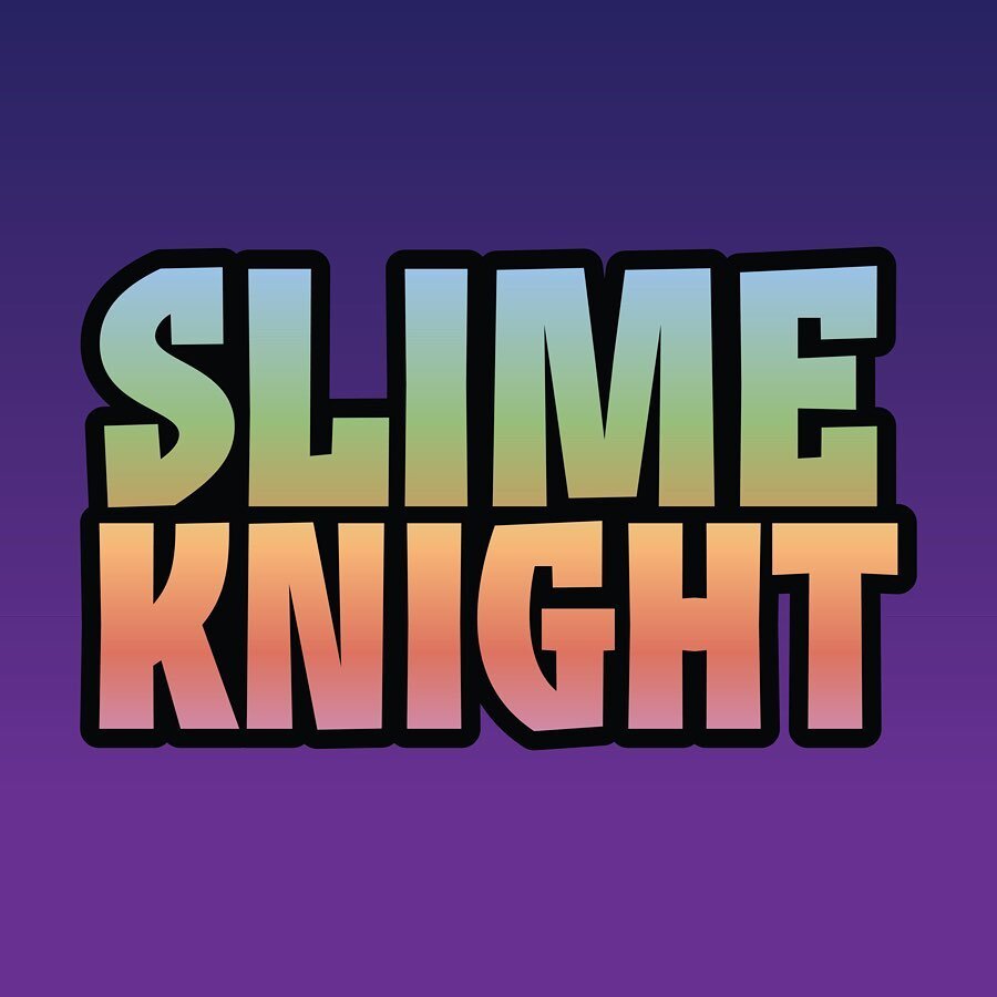 Slime Knight is my senior capstone project which was a collab with @atomduke 
I worked on establishing a brand for our game and applying it in different merch ideas