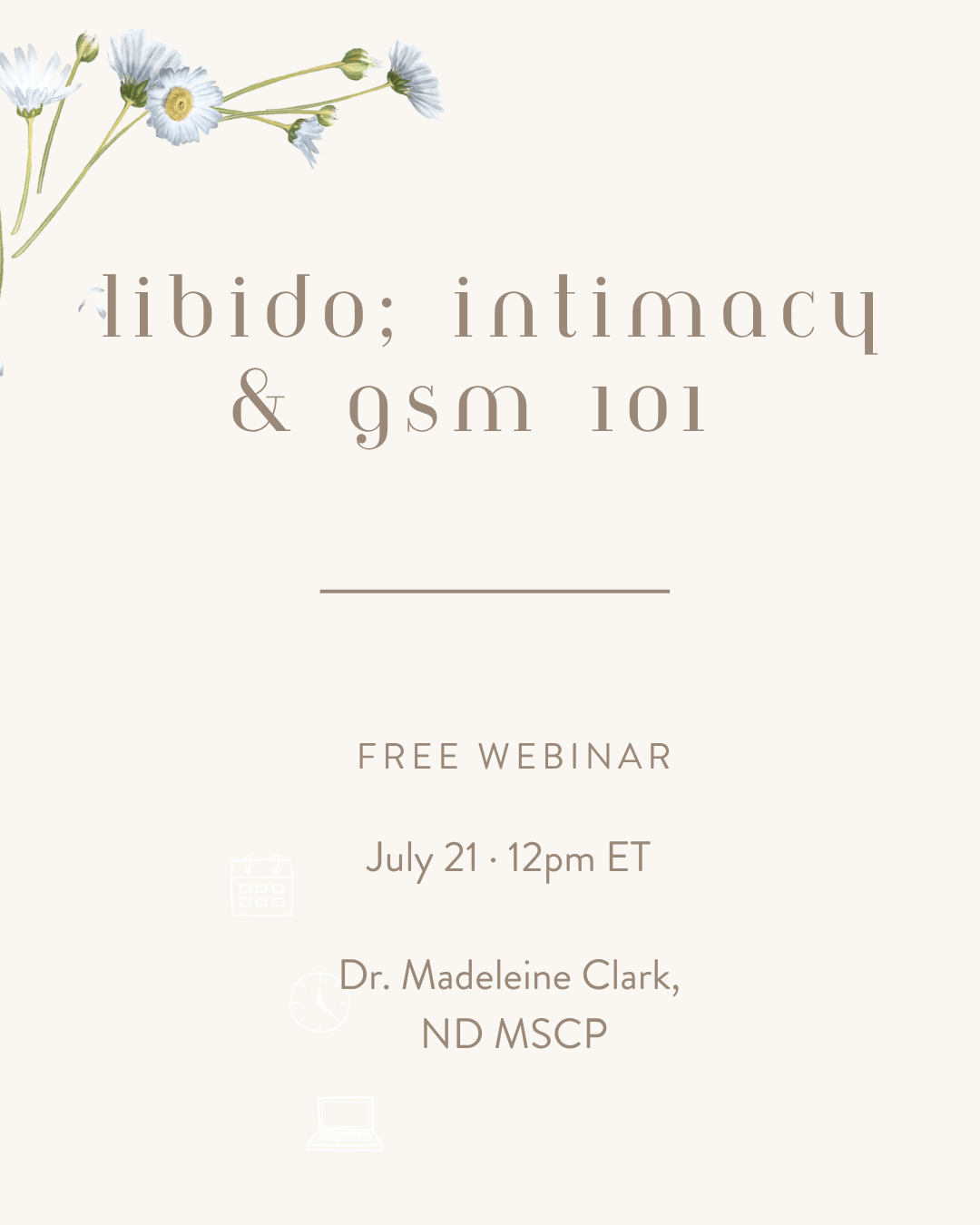 Libido, Intimacy &amp; GSM 101