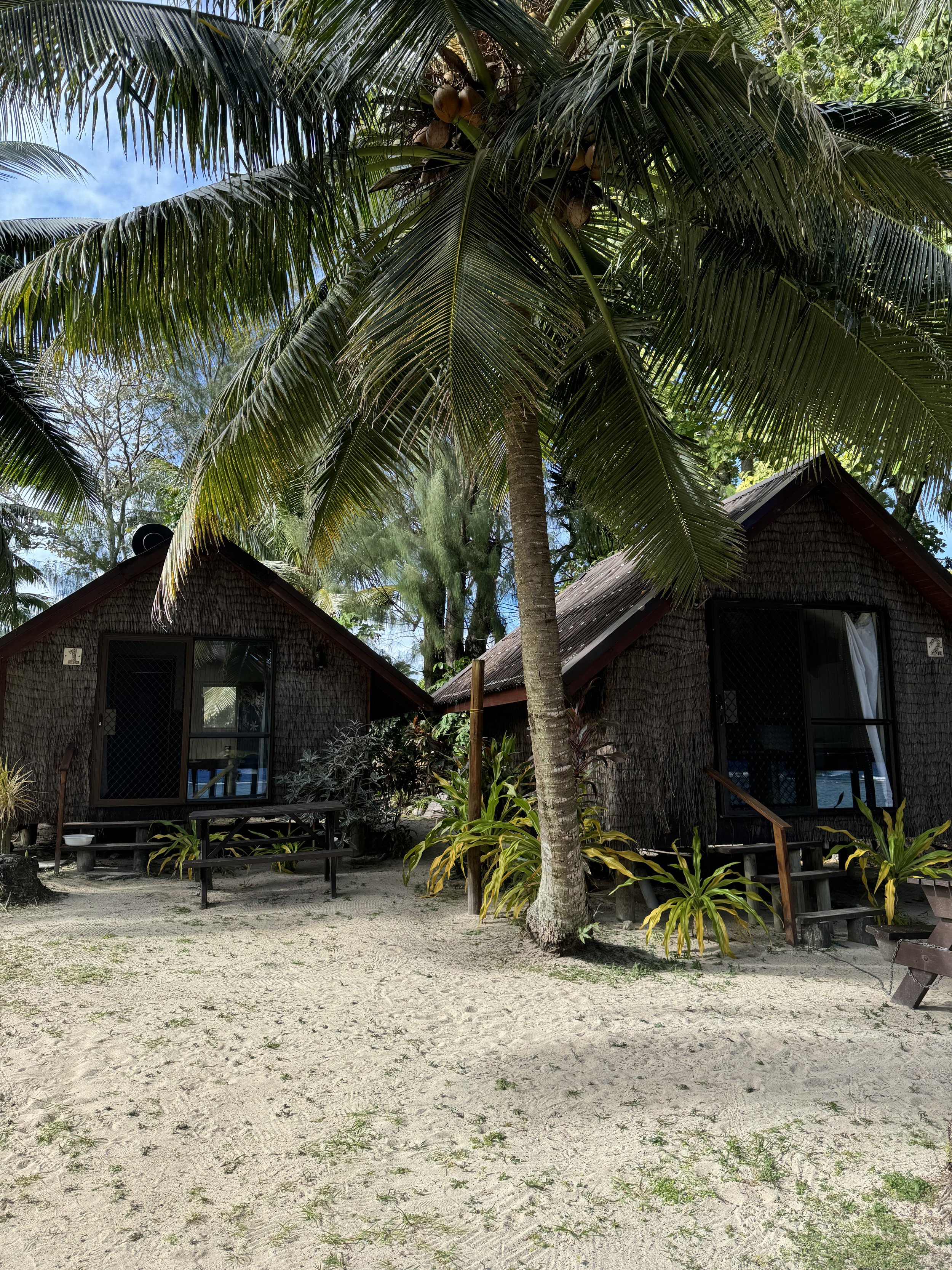 Beach Huts - View from Beach back to Huts