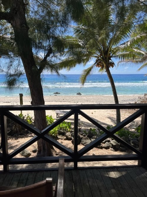 Ooa Beachfront Studio - View from Balcony
