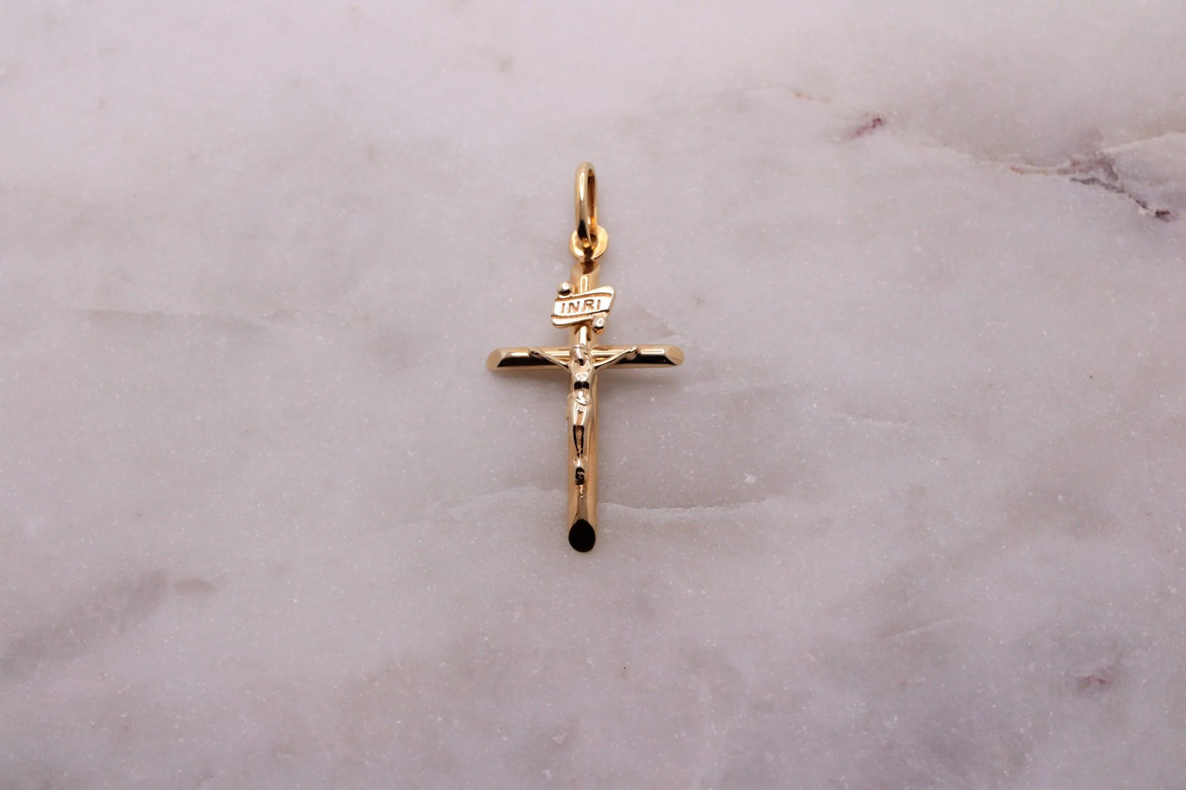 14k Gold small Crucifix