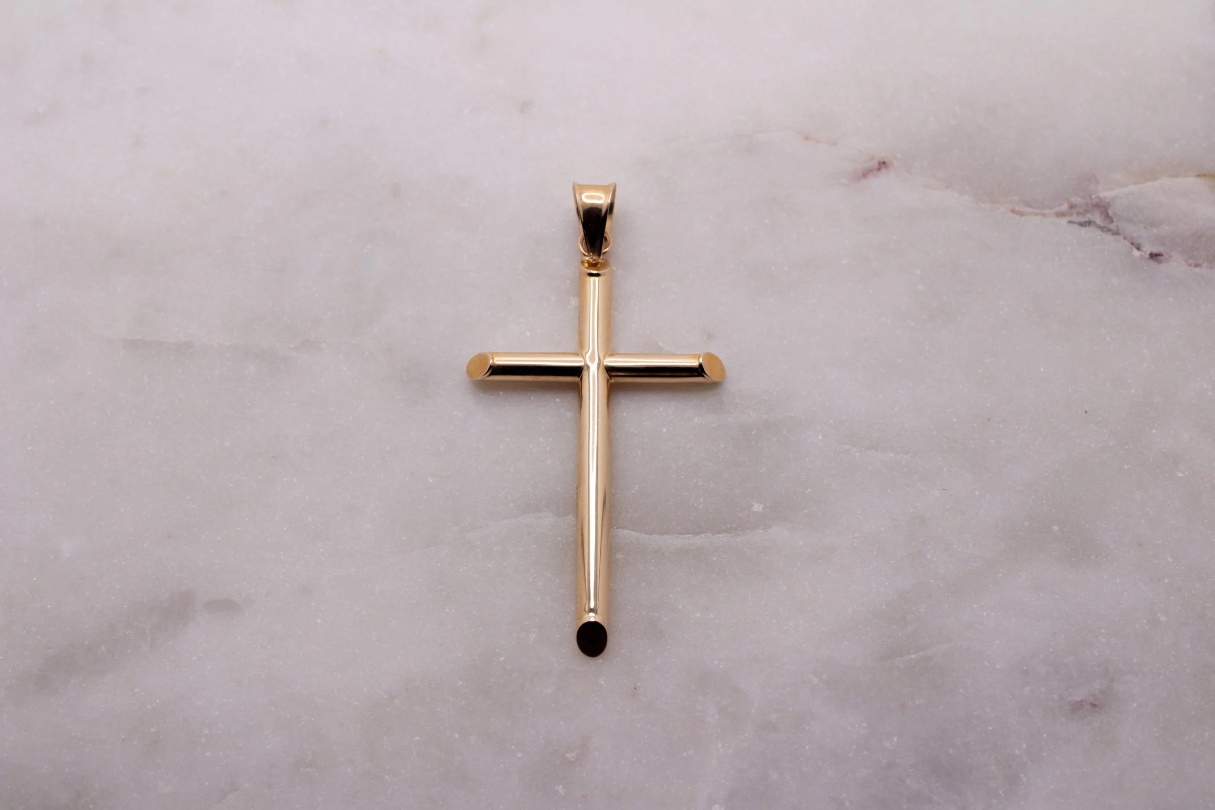 14k Gold Cross Pendant