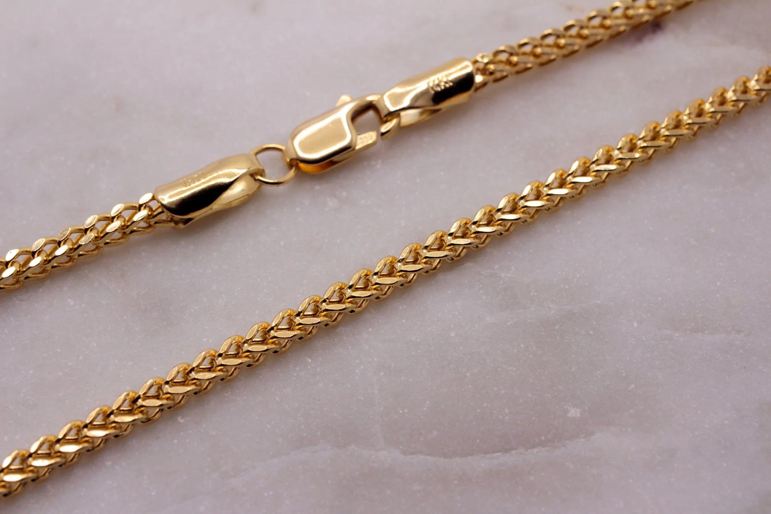14k Gold Franco chain