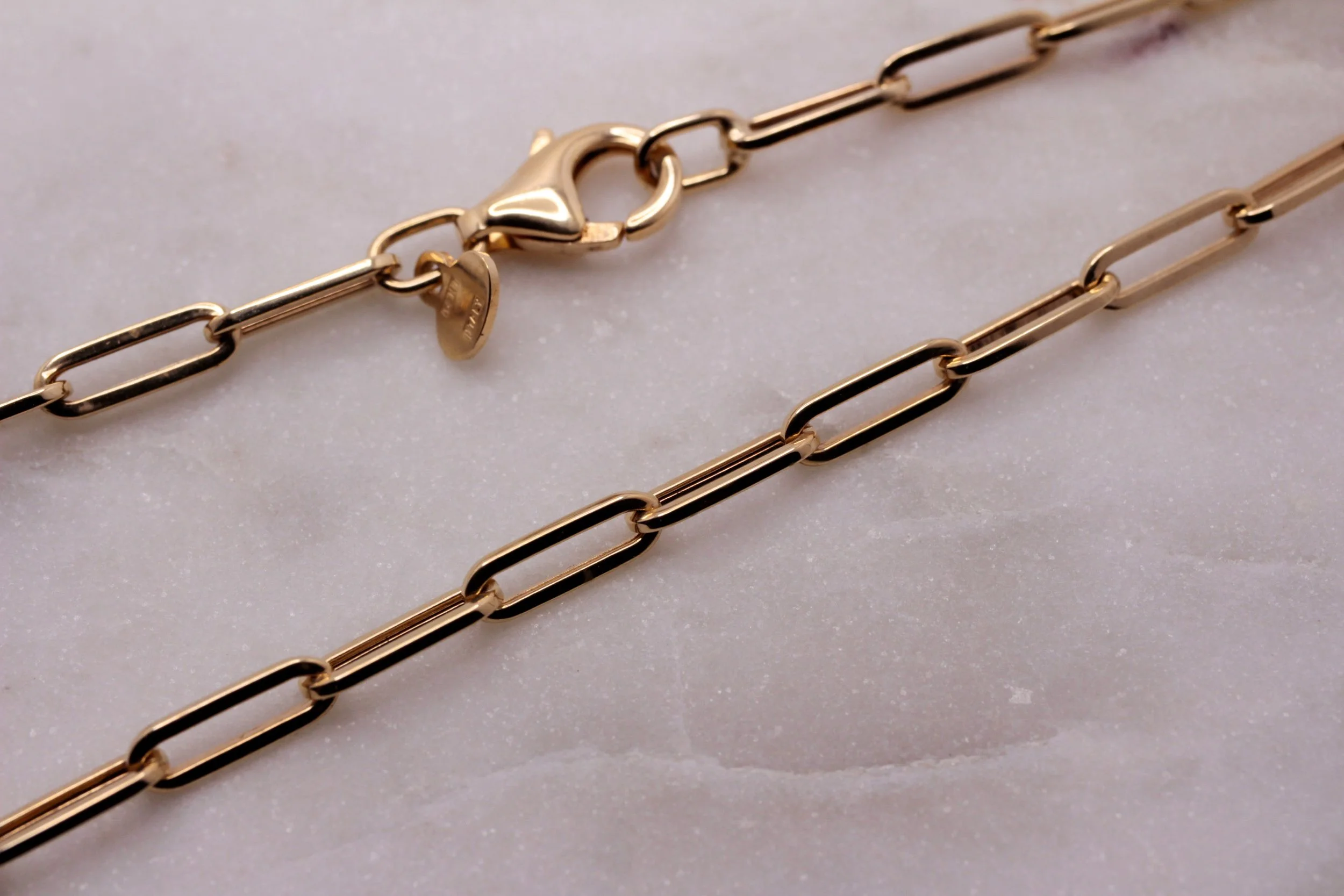 14k Cable Link chain