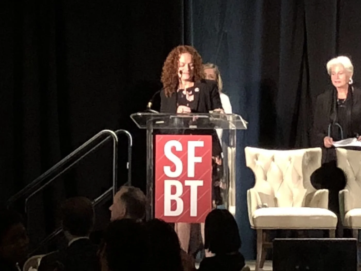 Joanne speaking at the San Francisco Business Times Corporate Philanthropy Awards