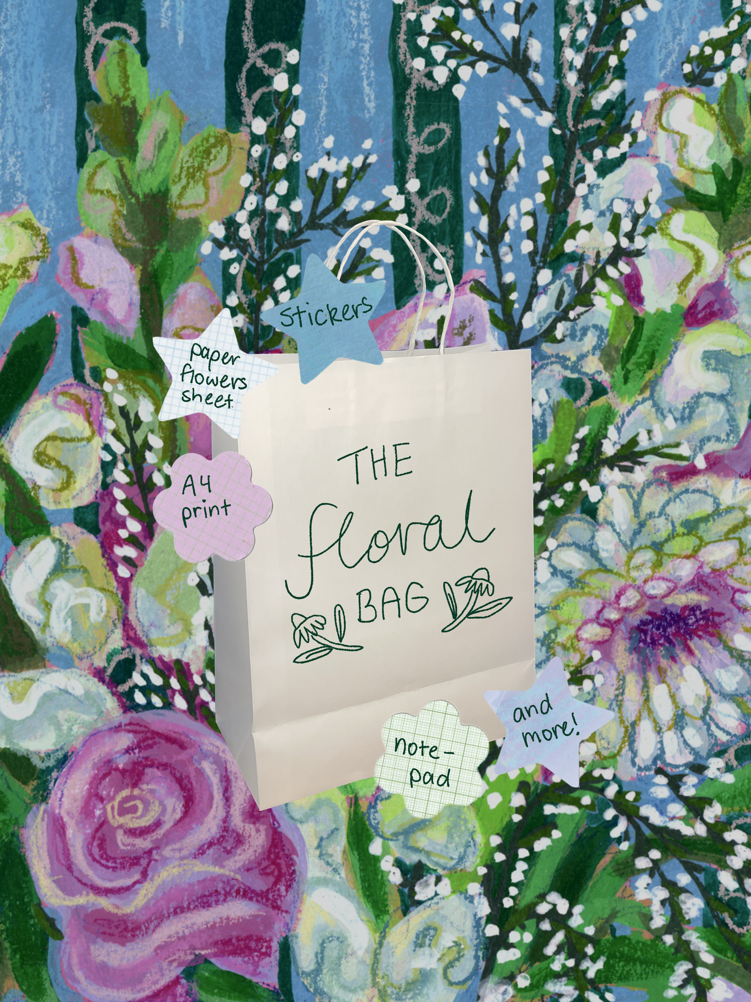 THE FLORAL BAG - mystery show bag