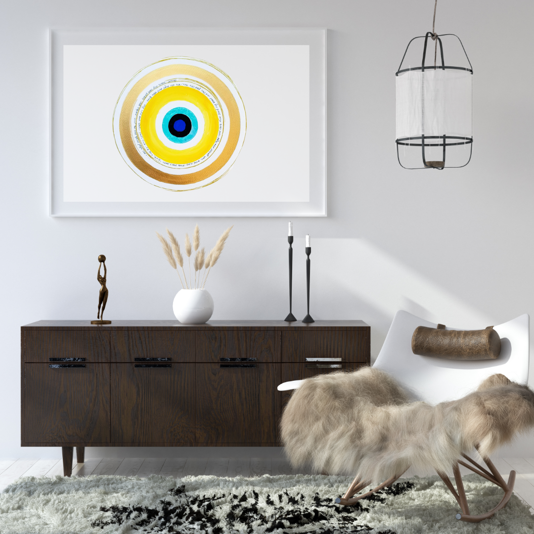 yellow circle with brown furniture.png