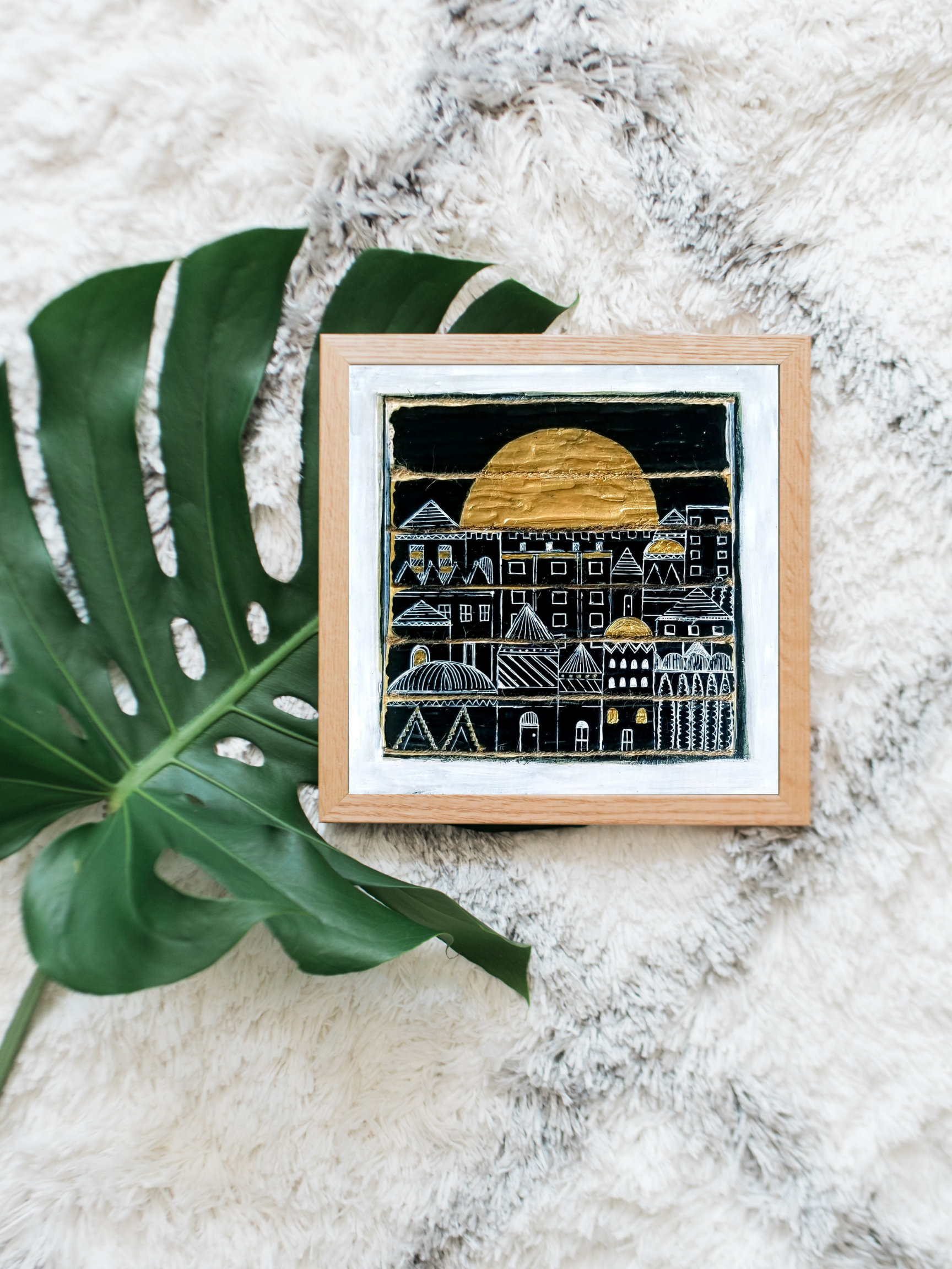 framed jerusalem 10x10 or 12x12 hamsa canvas.png