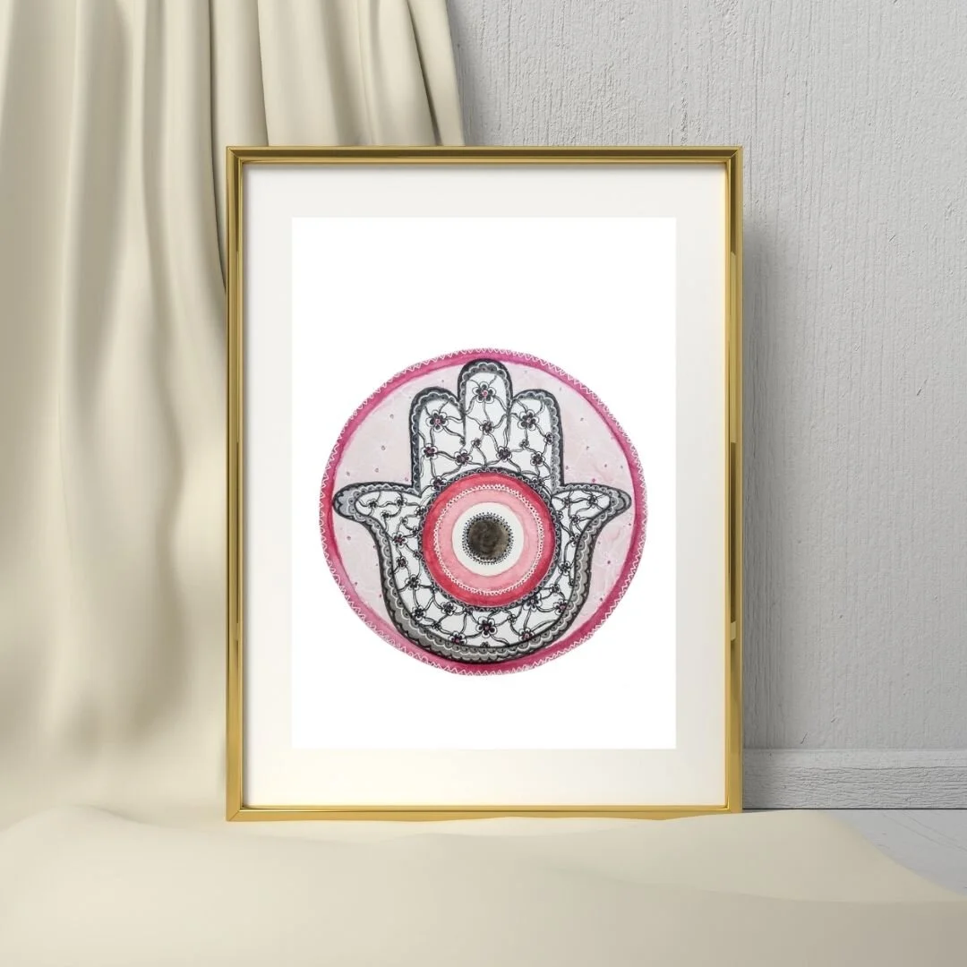 Loving Floral Garden Hamsa