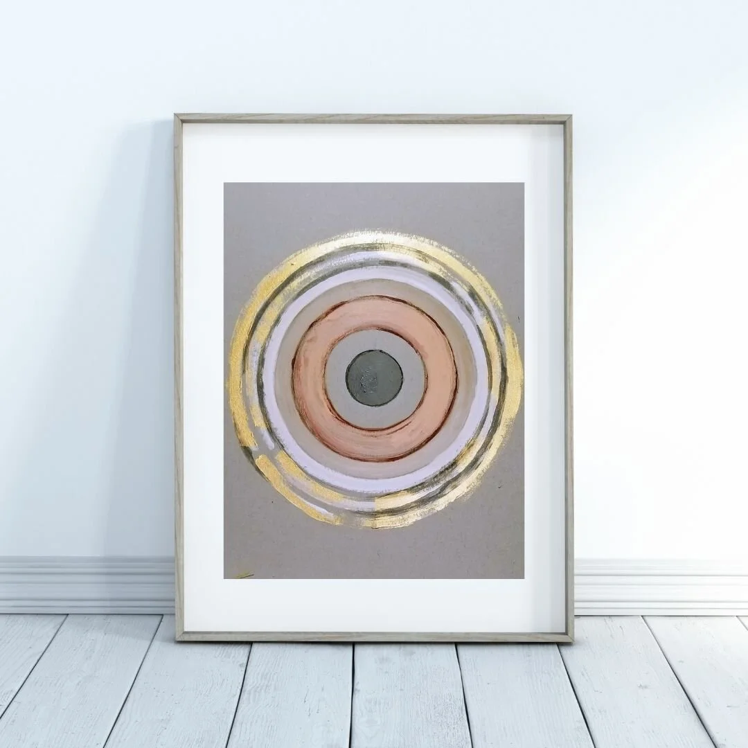 Conscious Light - Evil Eye acrylic painting