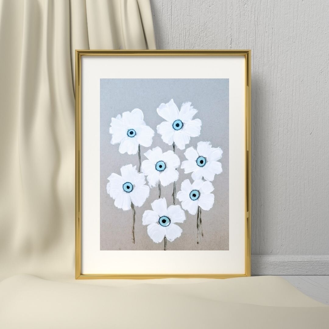 abstract, and romantic, this monochromatic acrylic floral painting is at once minimalistic and complex by tammy machmali.jpg