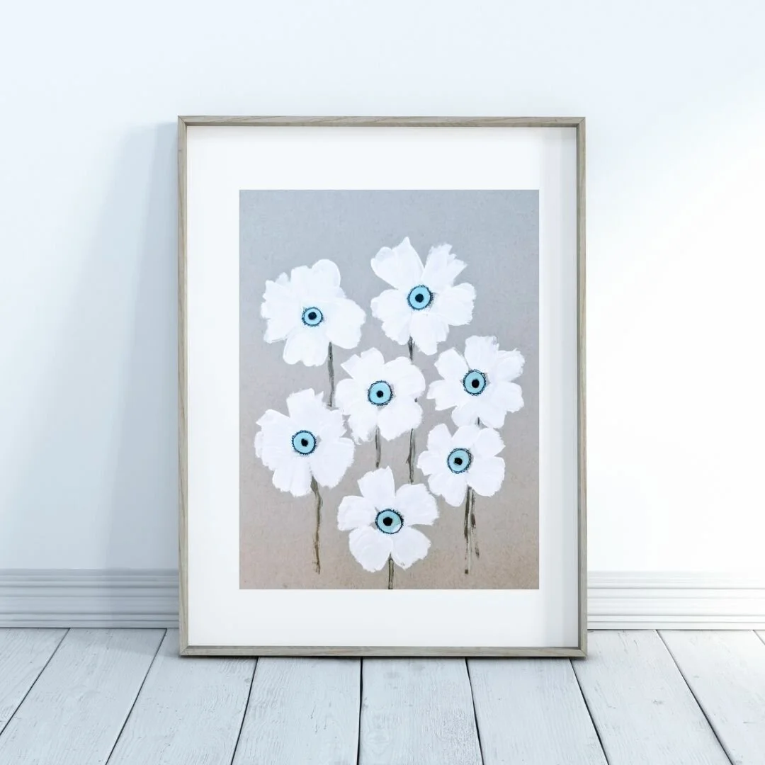 From Shadow To Radiance - 9x12 inch acrylic painting