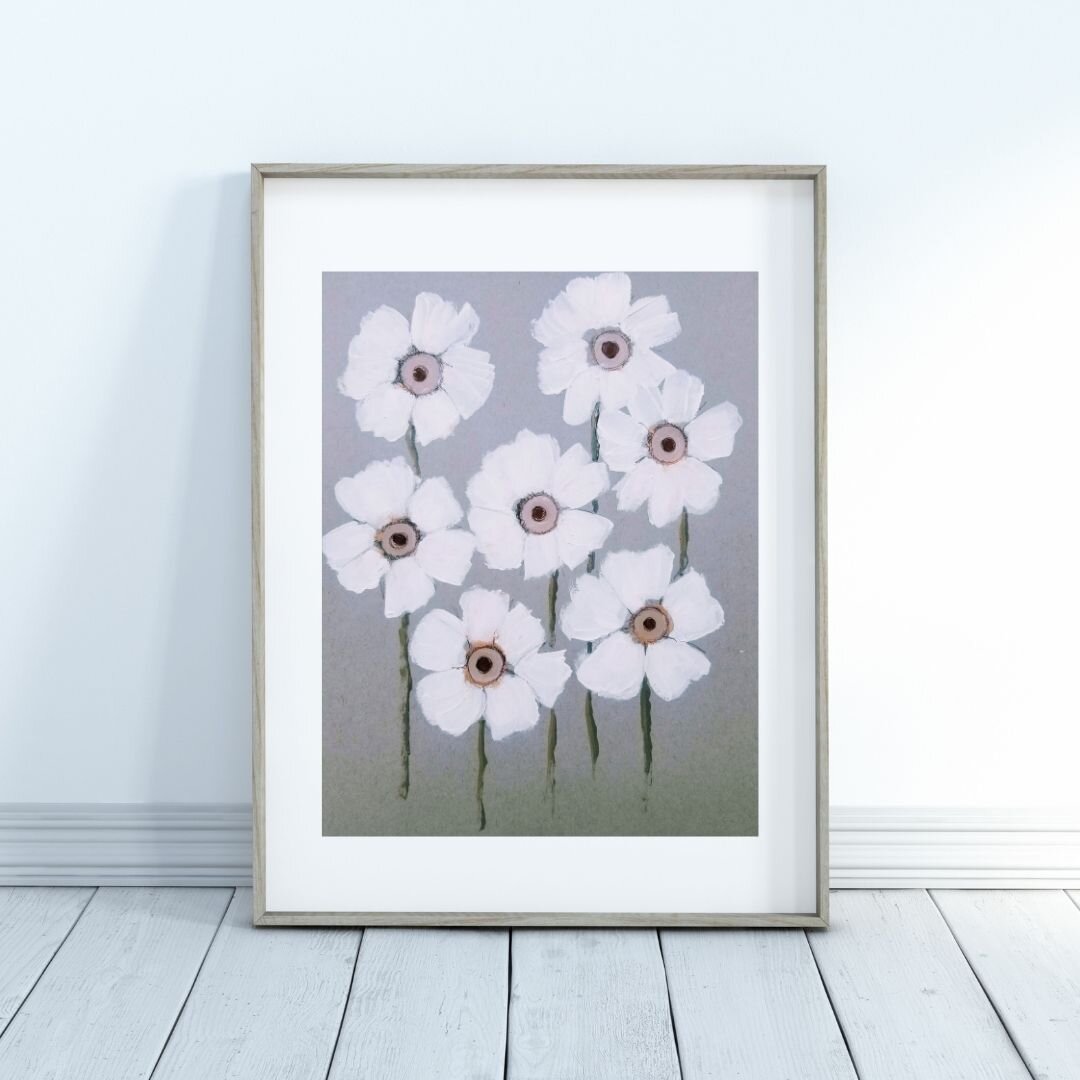 abstract, and romantic, this monochromatic acrylic floral painting is at once minimalistic and complex by tammy machmali.jpg