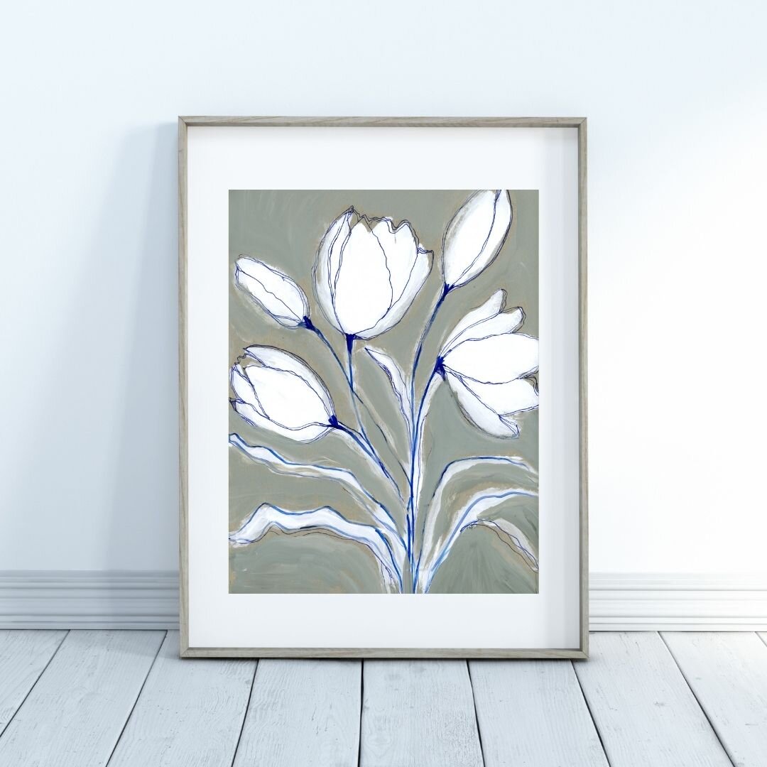 abstract, and romantic floral painting with a monochromatic acrylic colors is at once minimalistic and complex by tammy machmali.jpg