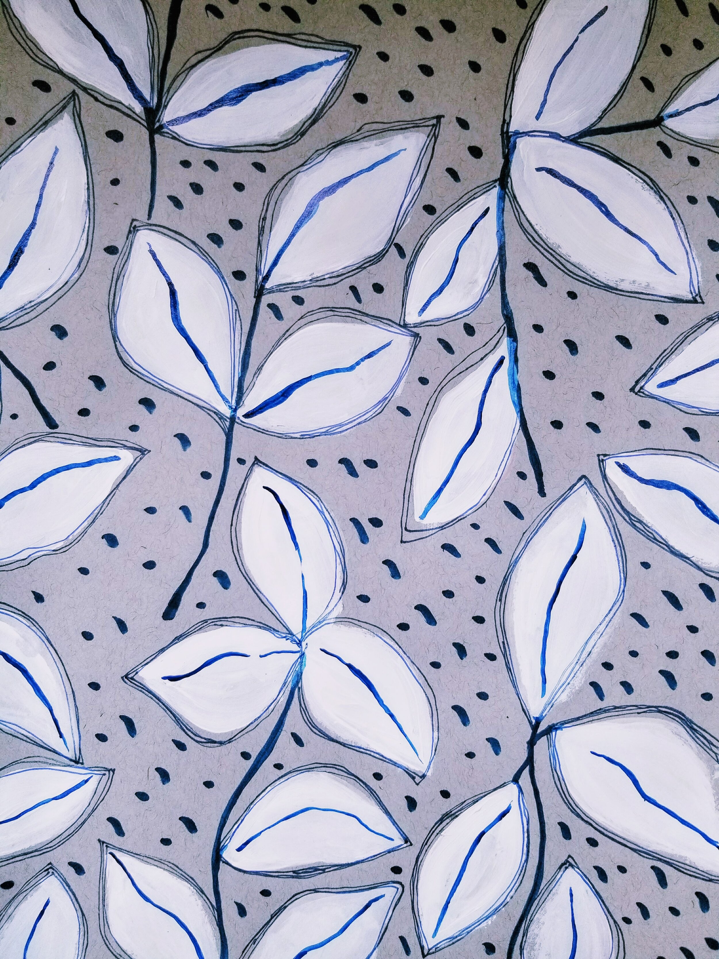 abstract, and romantic floral painting with a monochromatic acrylic colors is at once minimalistic and complex by tammy machmali.jpg