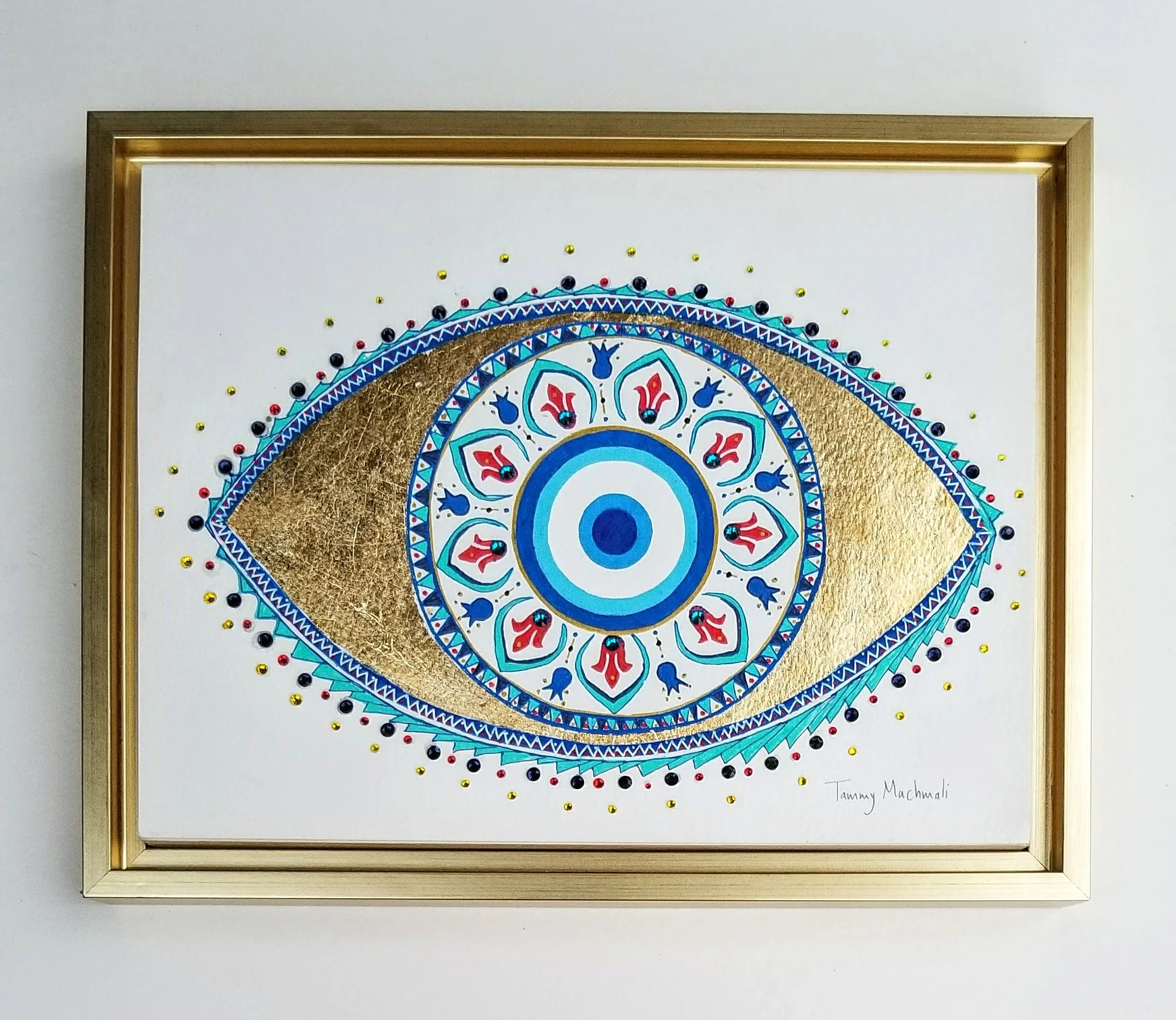 In the silent, timeless space gold frame by tammy machmali.jpg